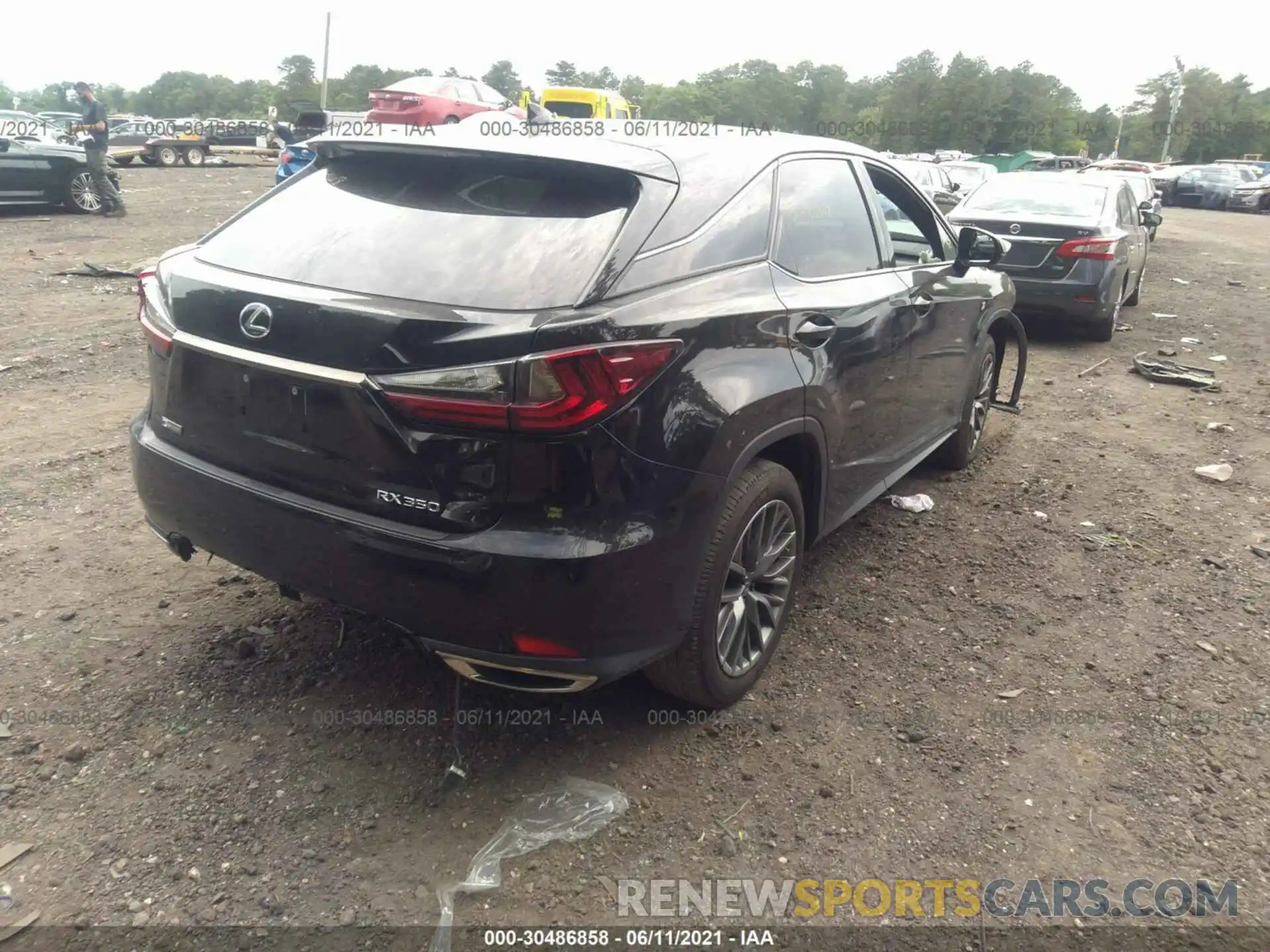 4 Photograph of a damaged car 2T2SZMDAXLC250330 LEXUS RX 2020