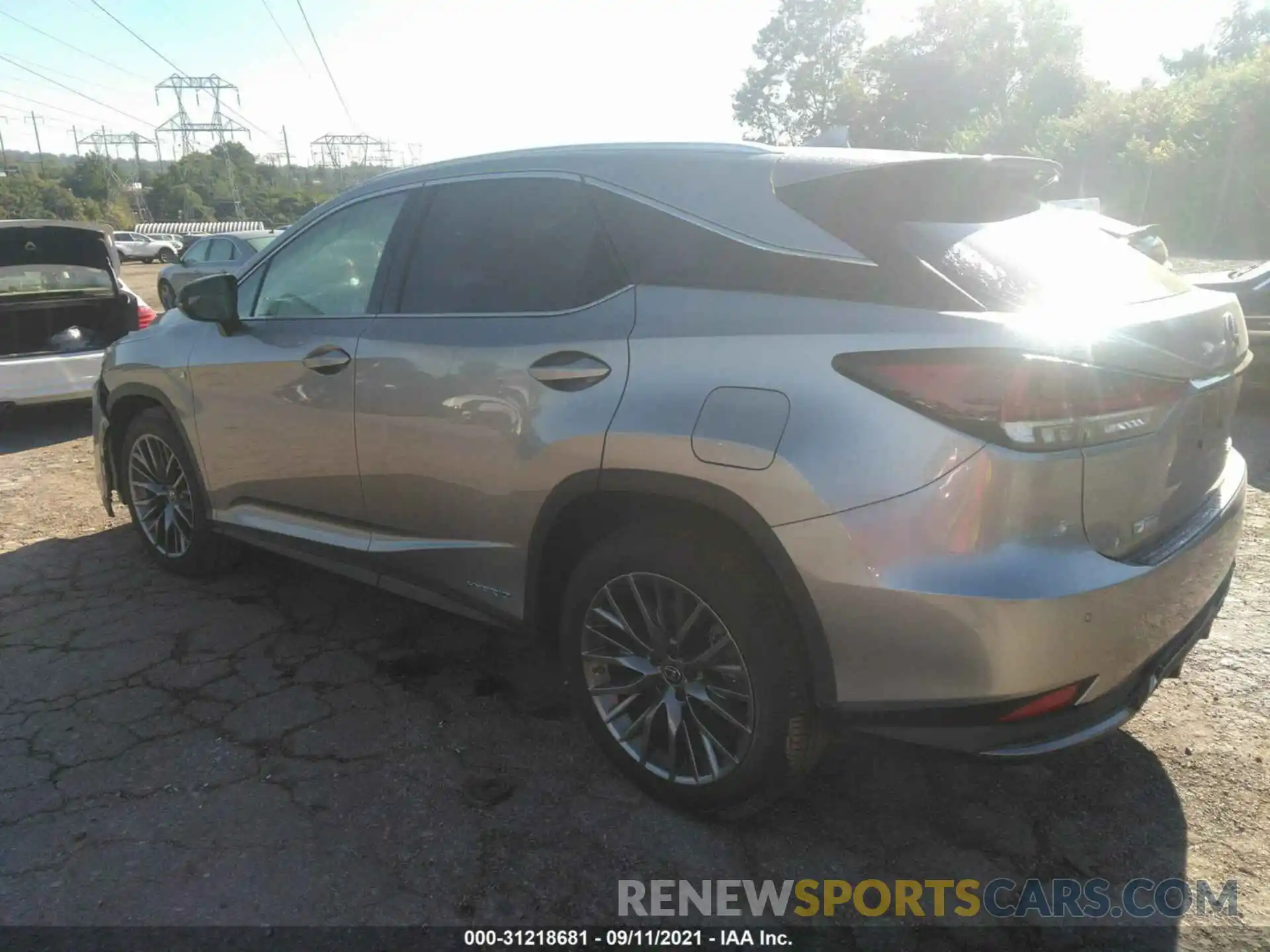 3 Photograph of a damaged car 2T2YGMDA3LC046792 LEXUS RX 2020