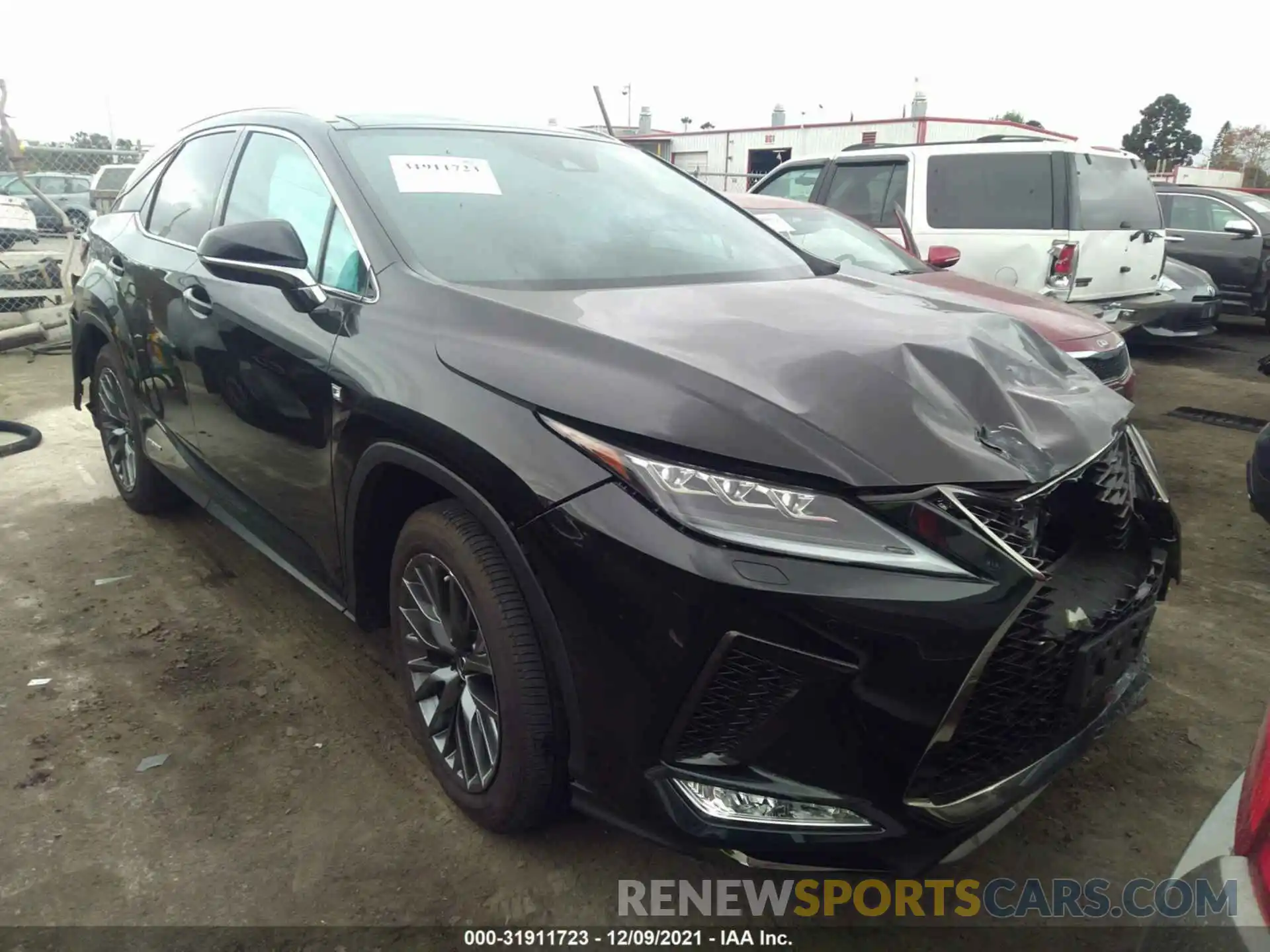 1 Photograph of a damaged car 2T2YGMDA4LC050950 LEXUS RX 2020