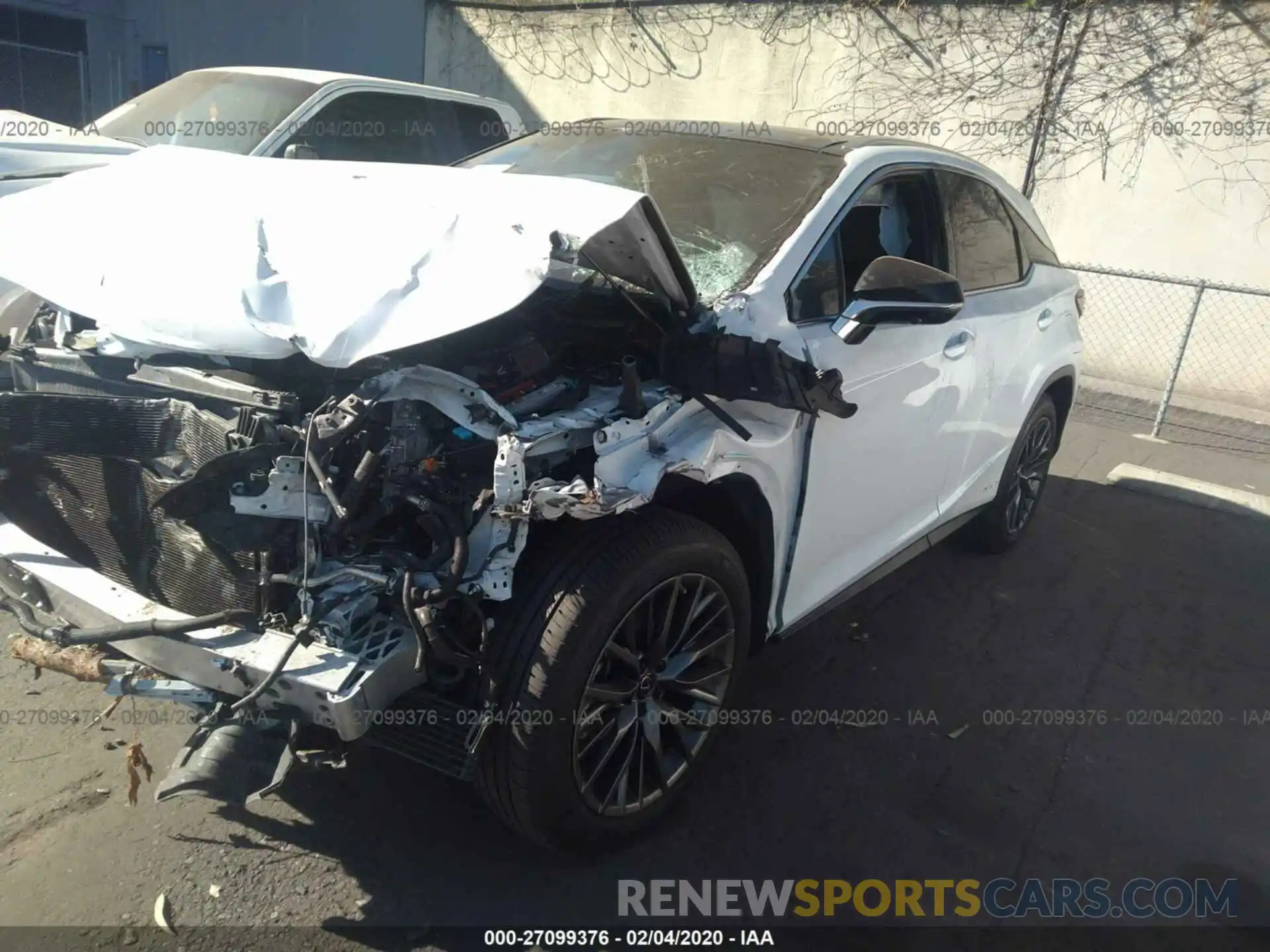 2 Фотография поврежденного автомобиля 2T2YGMDA9LC043914 LEXUS RX 2020
