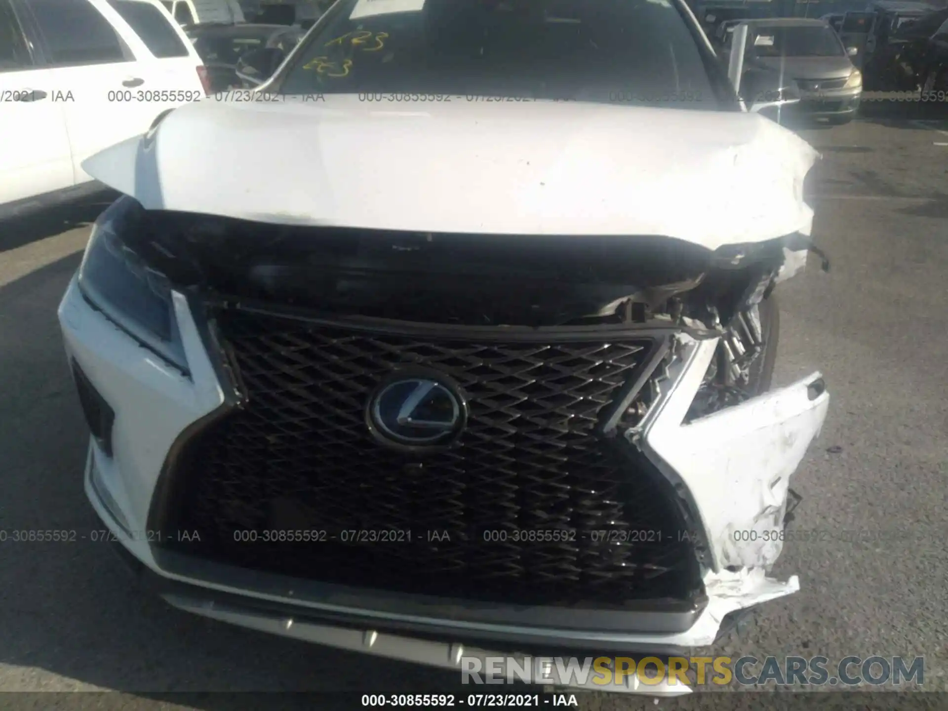 6 Фотография поврежденного автомобиля 2T2YGMDAXLC047017 LEXUS RX 2020