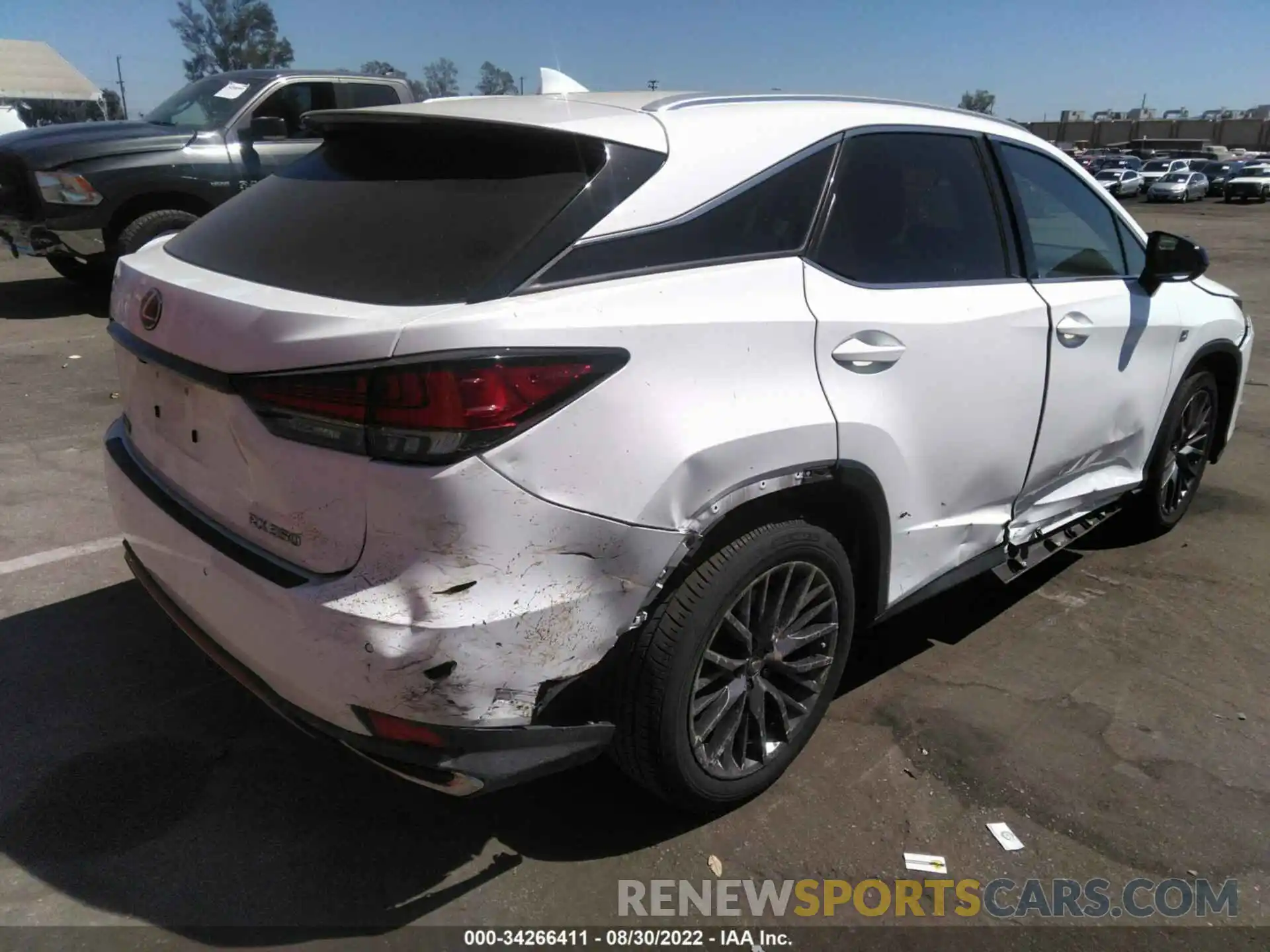 4 Photograph of a damaged car 2T2YZMDA0LC212518 LEXUS RX 2020