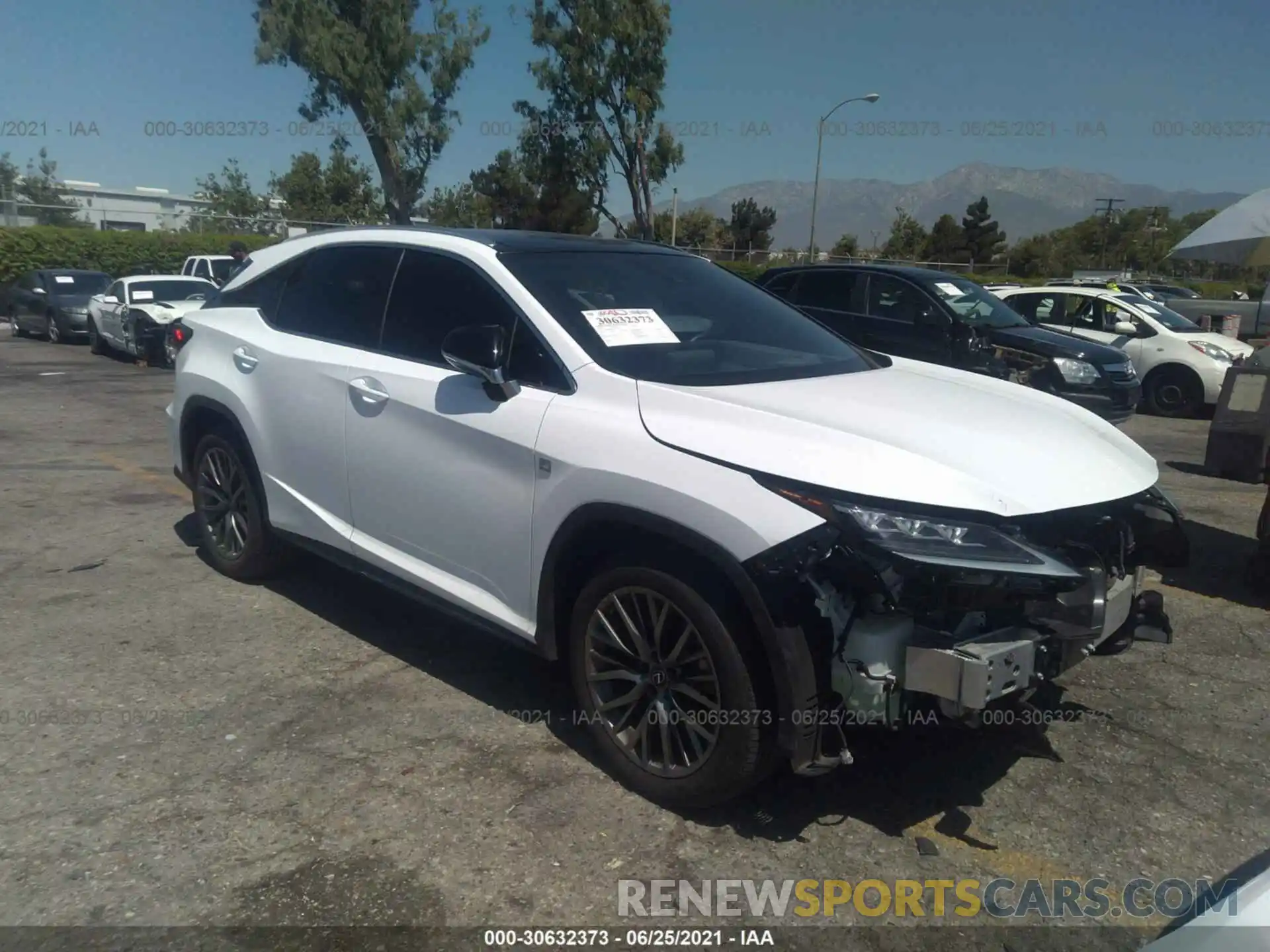 1 Photograph of a damaged car 2T2YZMDA0LC231053 LEXUS RX 2020