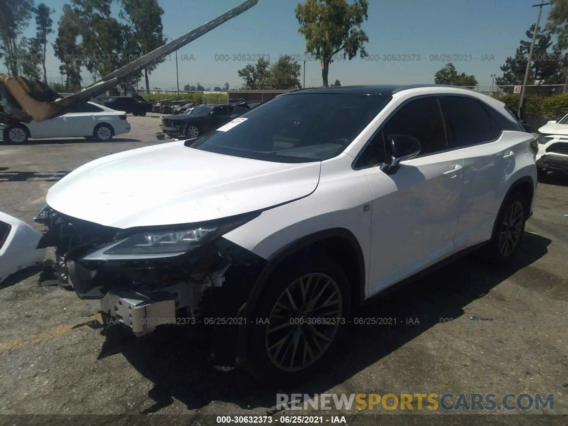 2 Photograph of a damaged car 2T2YZMDA0LC231053 LEXUS RX 2020