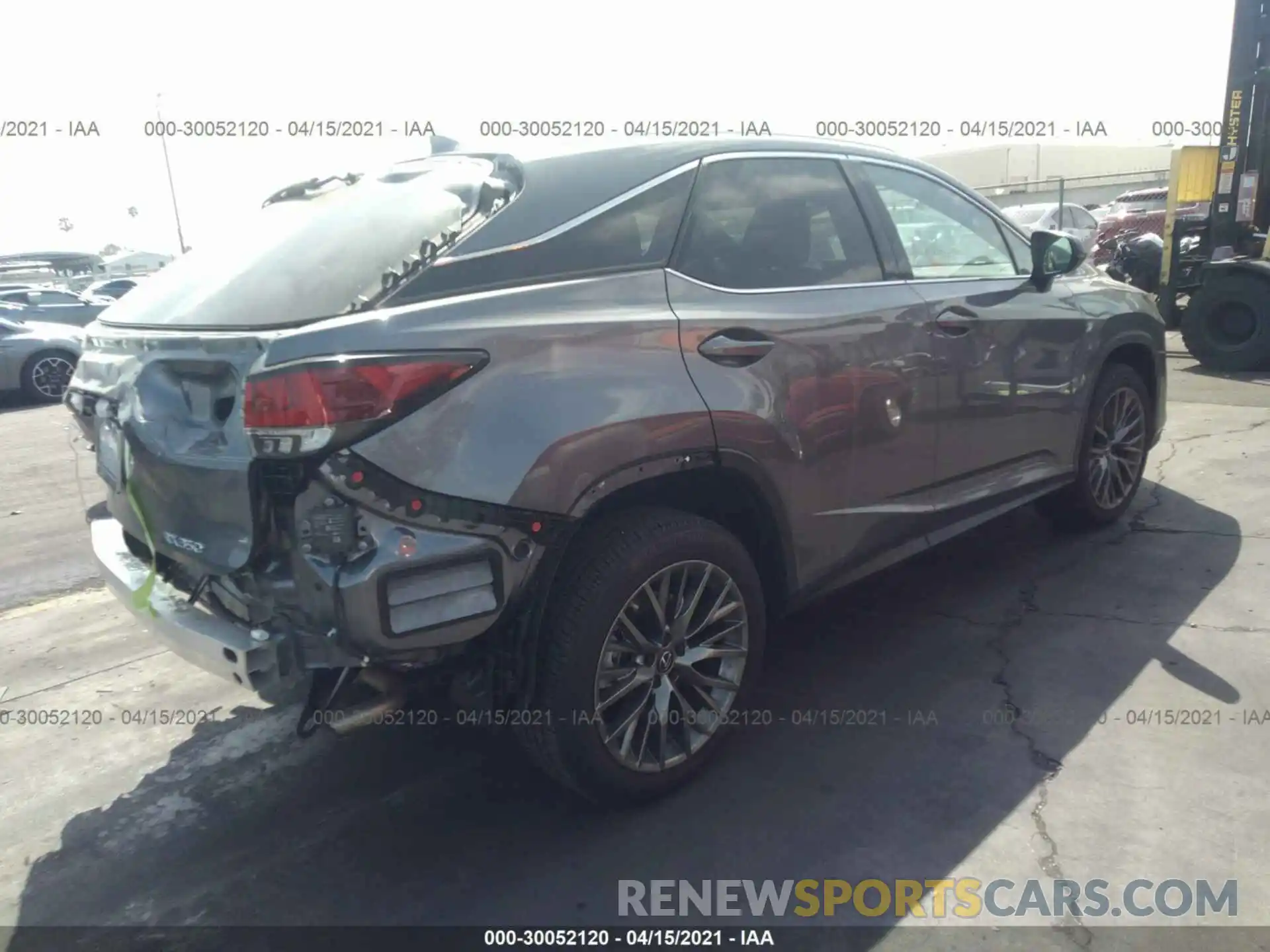 4 Photograph of a damaged car 2T2YZMDA0LC234664 LEXUS RX 2020