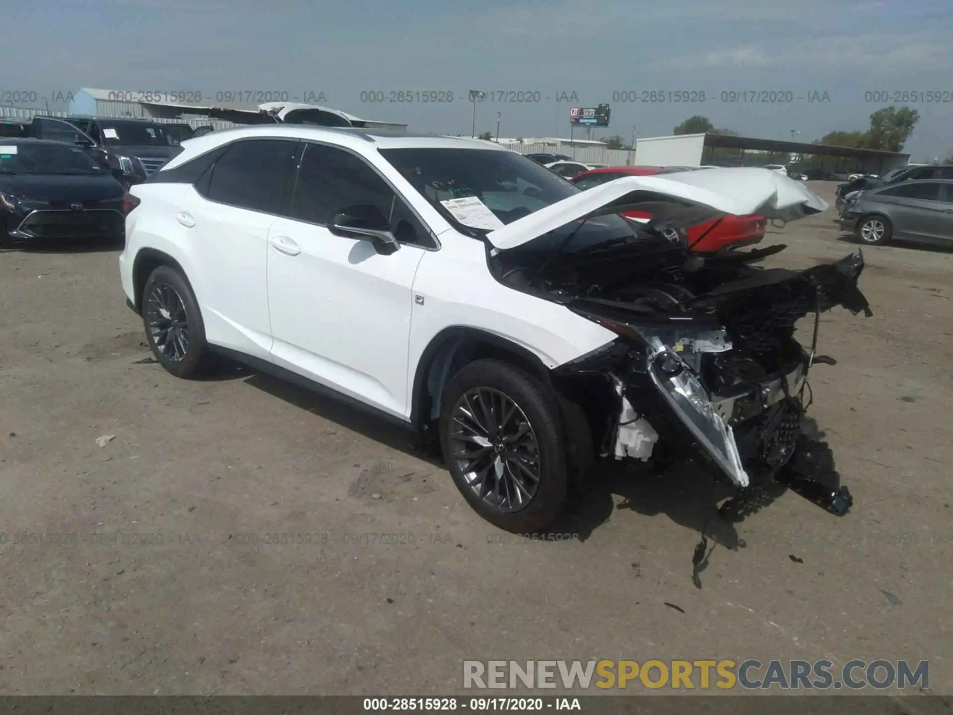 1 Photograph of a damaged car 2T2YZMDA0LC252193 LEXUS RX 2020