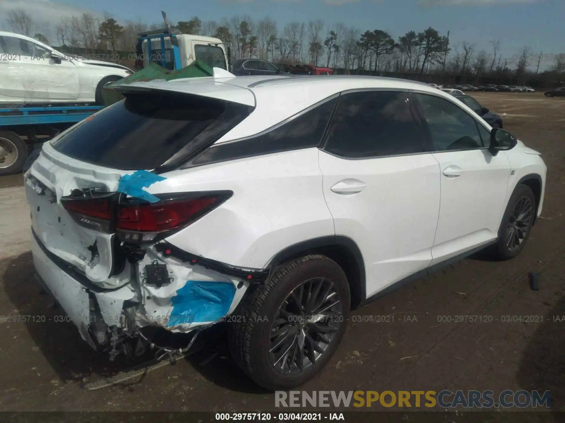 4 Photograph of a damaged car 2T2YZMDA1LC218263 LEXUS RX 2020