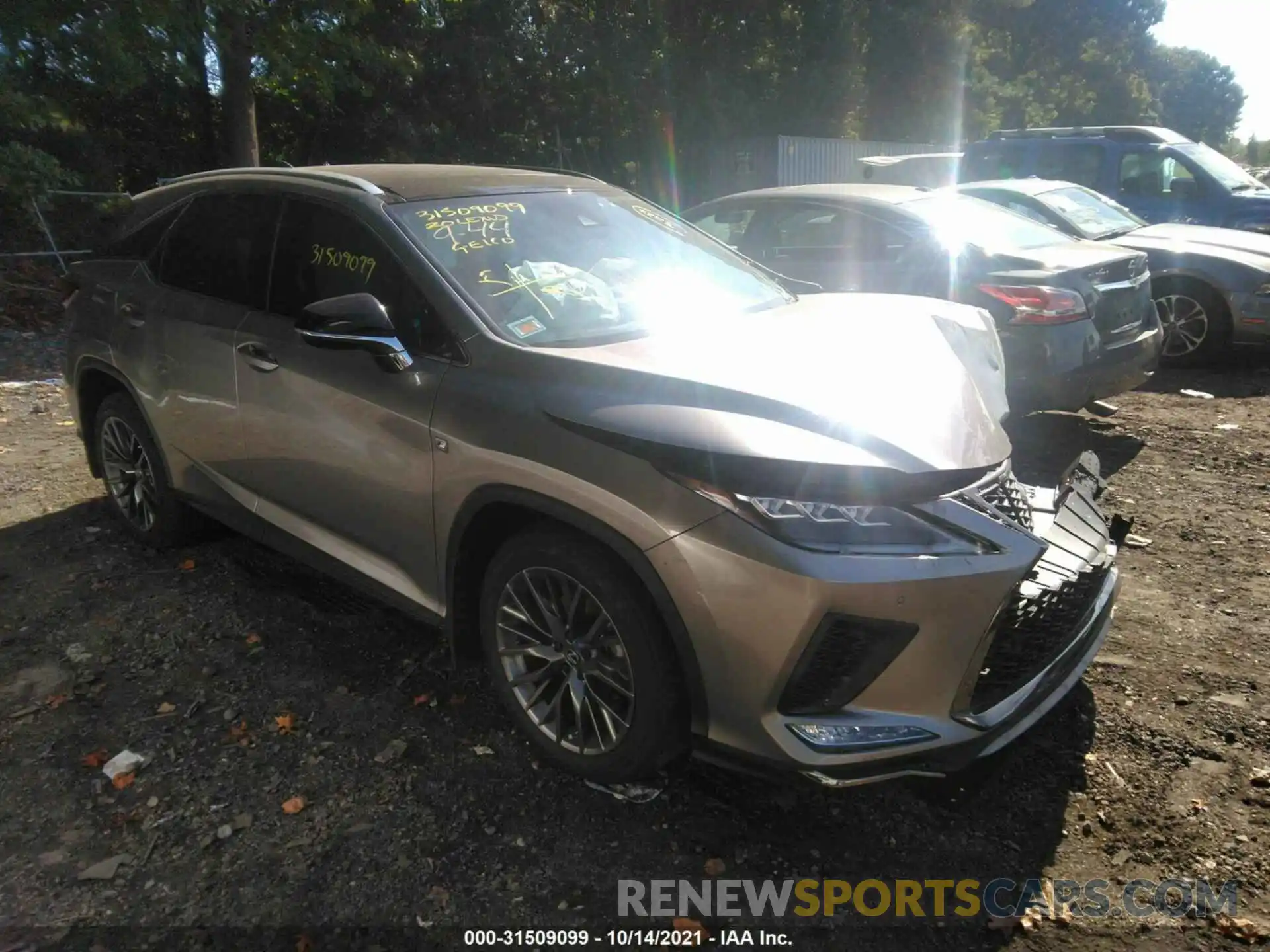 1 Photograph of a damaged car 2T2YZMDA3LC234433 LEXUS RX 2020