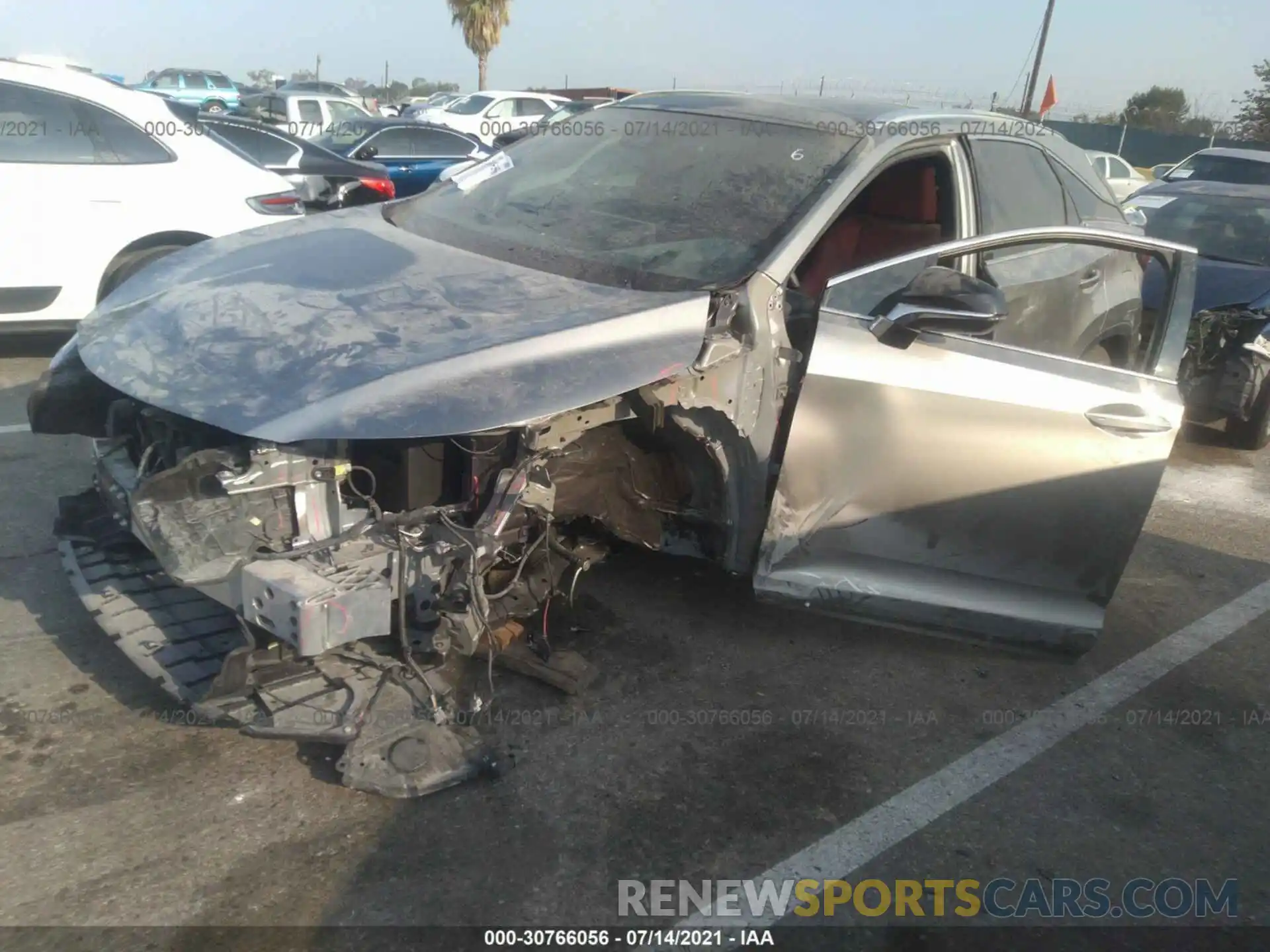 2 Photograph of a damaged car 2T2YZMDA4LC234571 LEXUS RX 2020