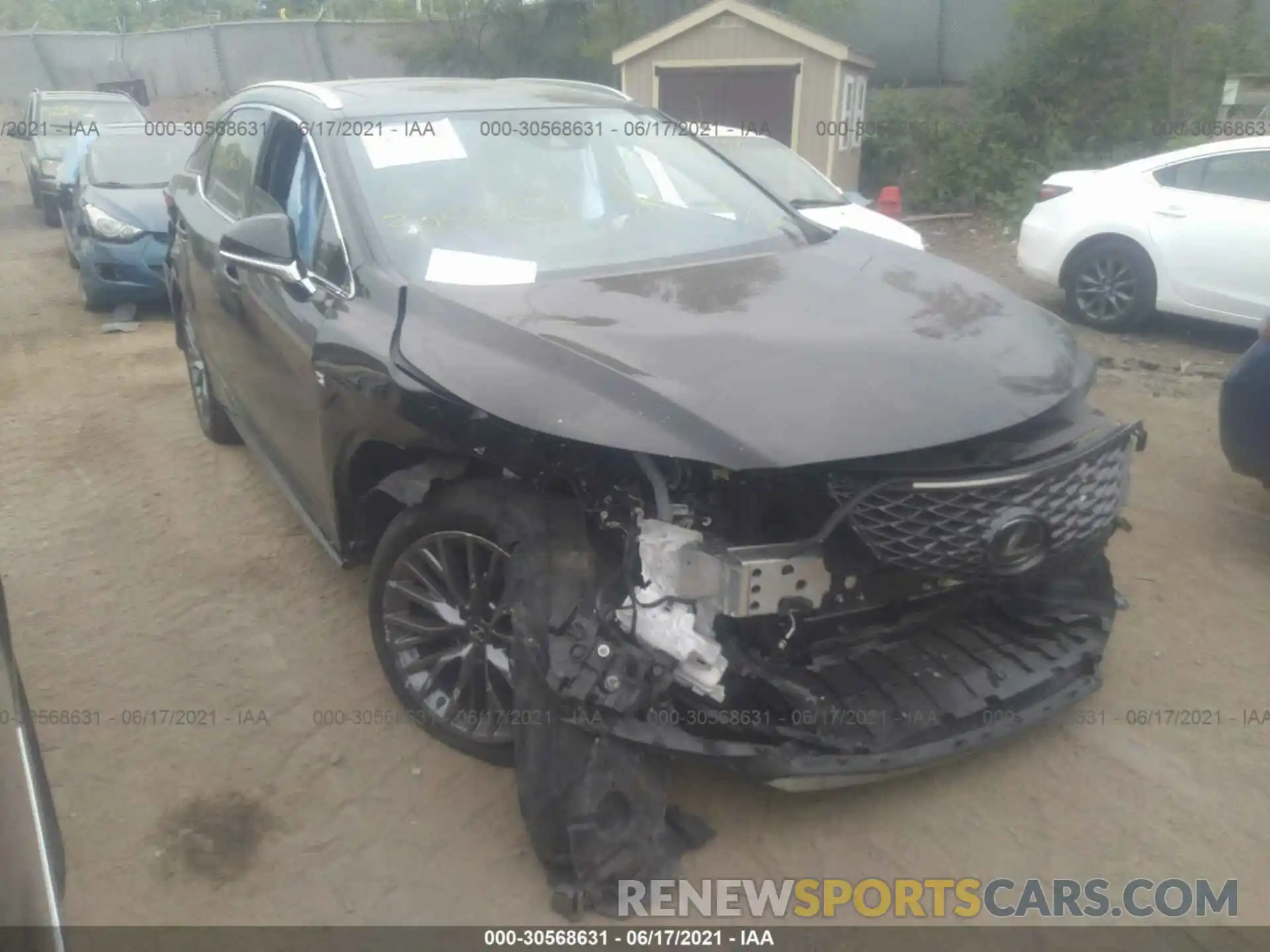 1 Photograph of a damaged car 2T2YZMDA4LC246493 LEXUS RX 2020