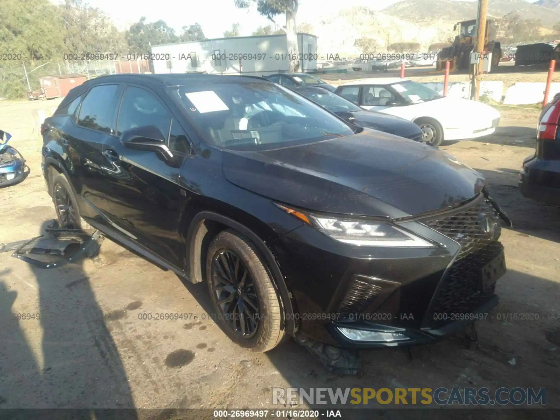 1 Photograph of a damaged car 2T2YZMDA6LC212801 LEXUS RX 2020