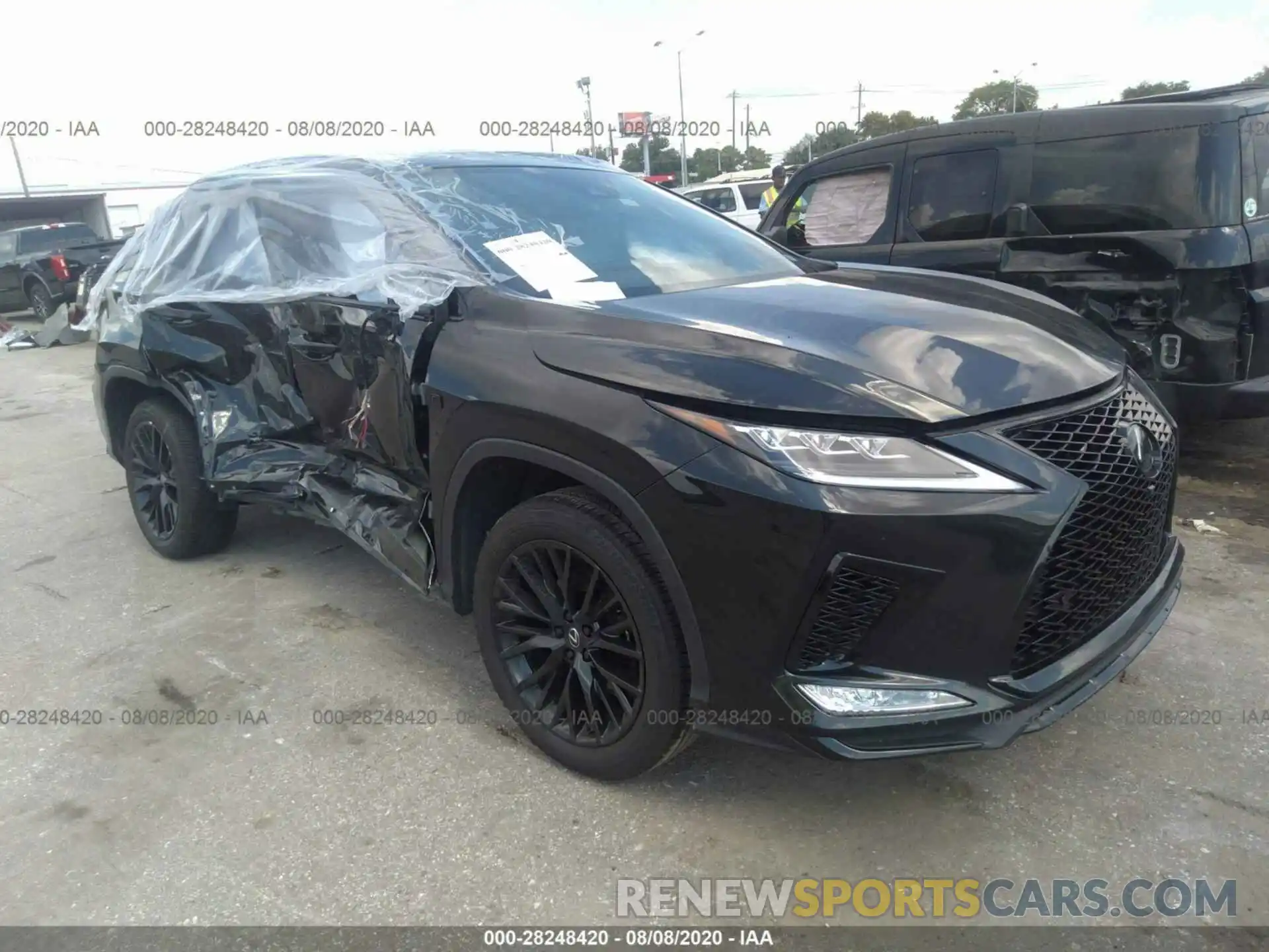 1 Photograph of a damaged car 2T2YZMDA6LC226875 LEXUS RX 2020