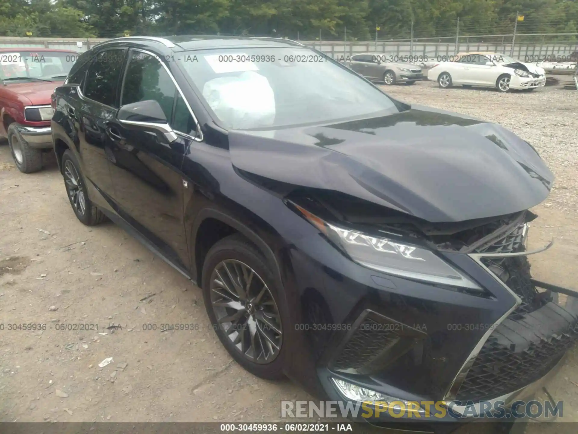 1 Photograph of a damaged car 2T2YZMDA7LC222091 LEXUS RX 2020