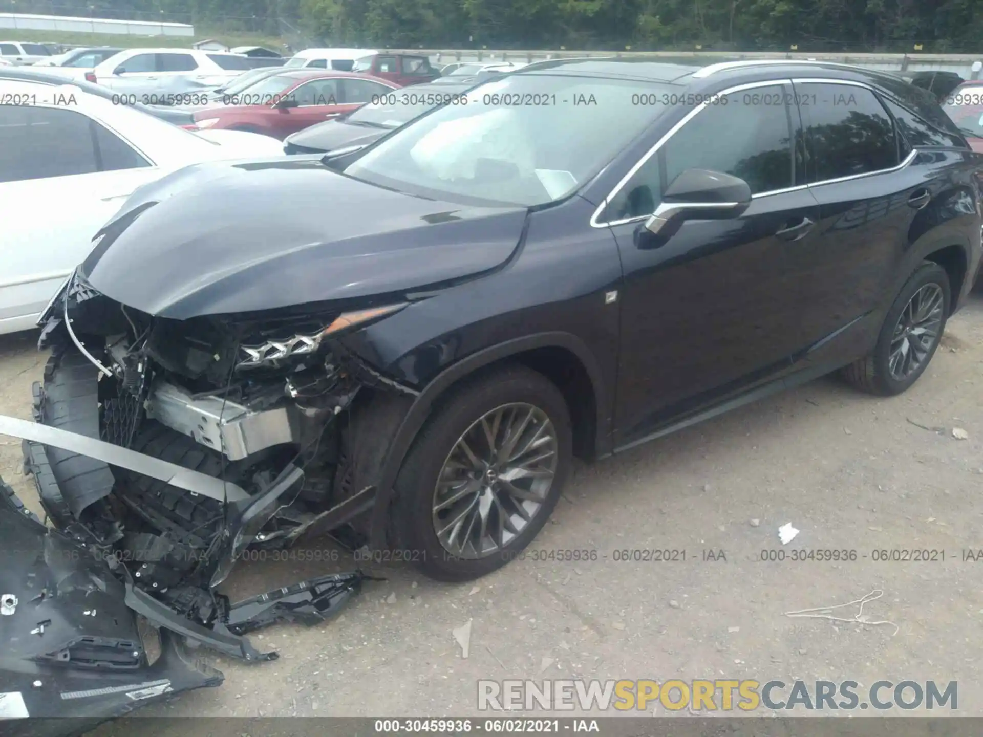 2 Photograph of a damaged car 2T2YZMDA7LC222091 LEXUS RX 2020