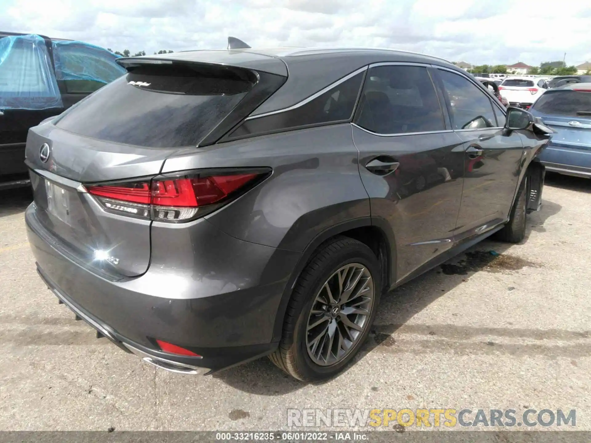 4 Photograph of a damaged car 2T2YZMDA7LC243085 LEXUS RX 2020