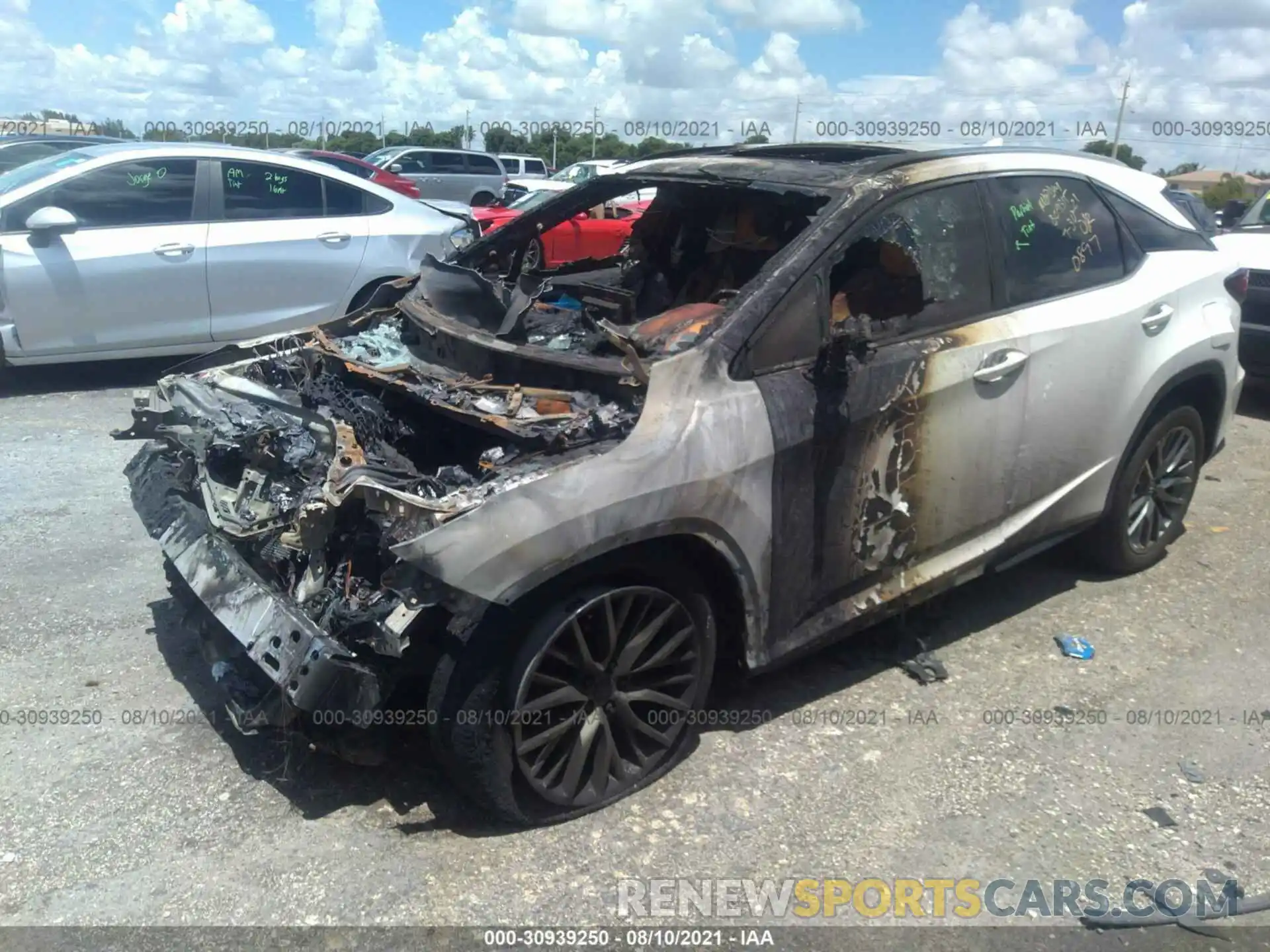 2 Photograph of a damaged car 2T2YZMDA8LC220897 LEXUS RX 2020