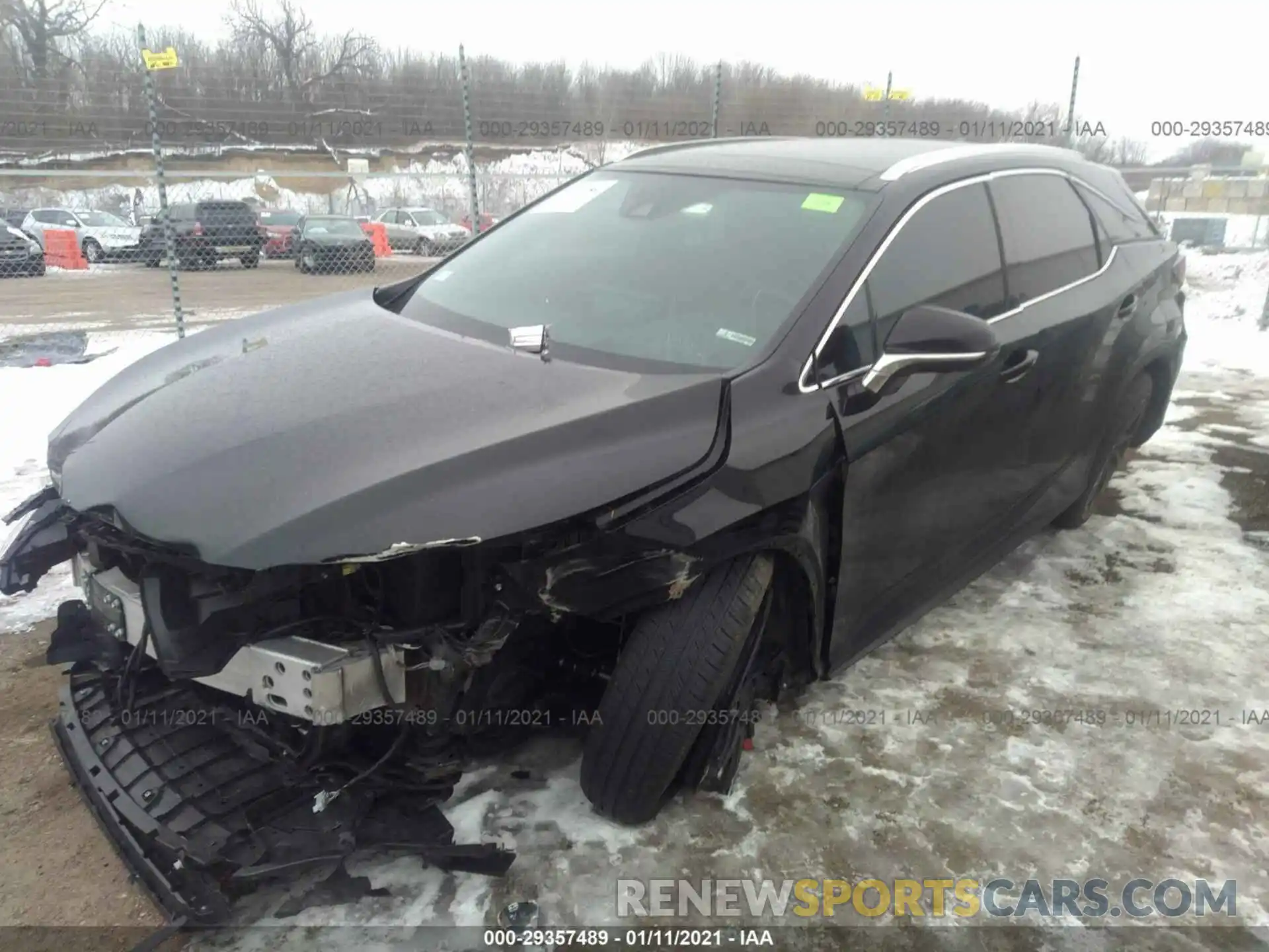 2 Photograph of a damaged car 2T2YZMDA8LC226098 LEXUS RX 2020