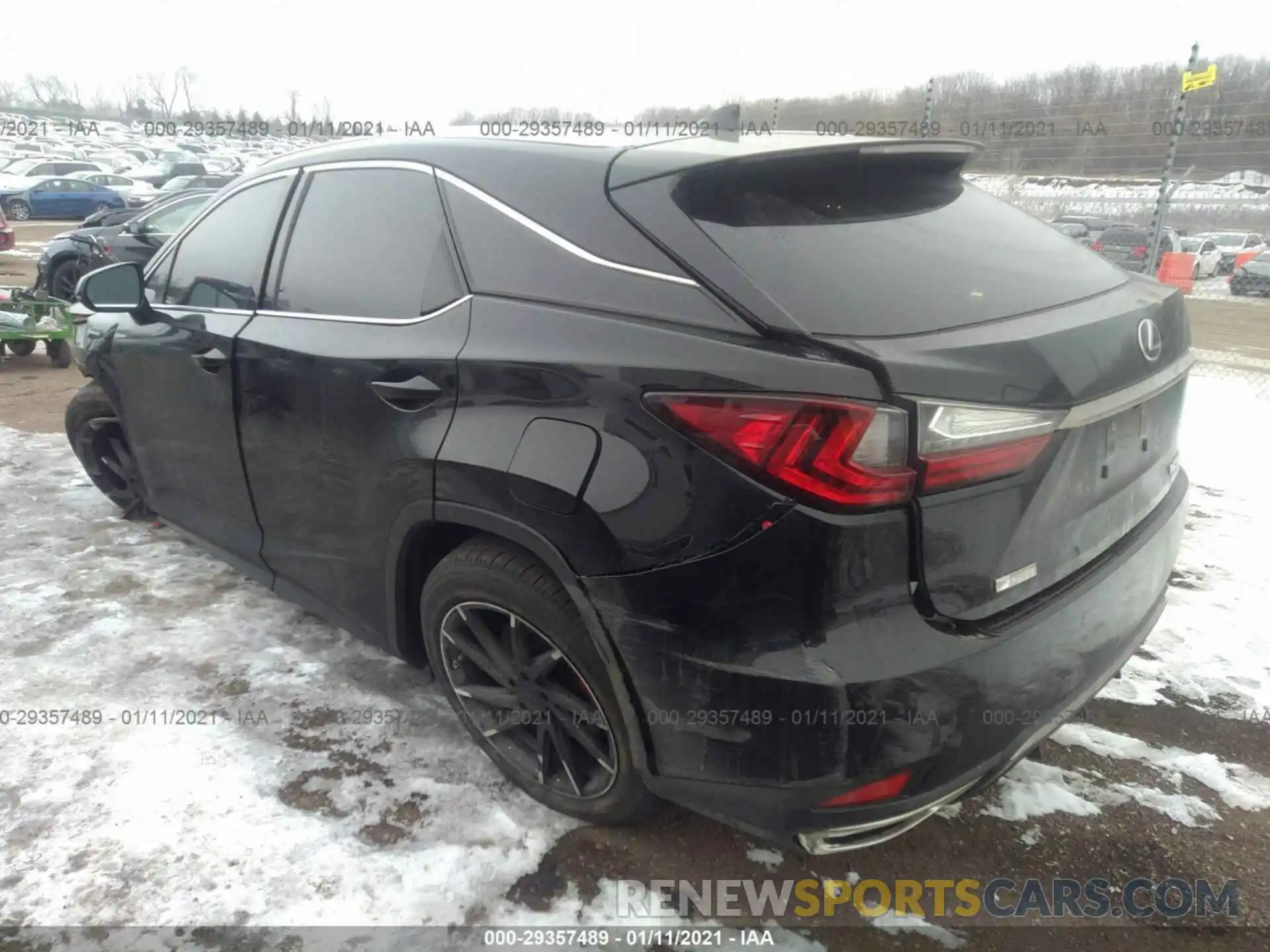 3 Photograph of a damaged car 2T2YZMDA8LC226098 LEXUS RX 2020