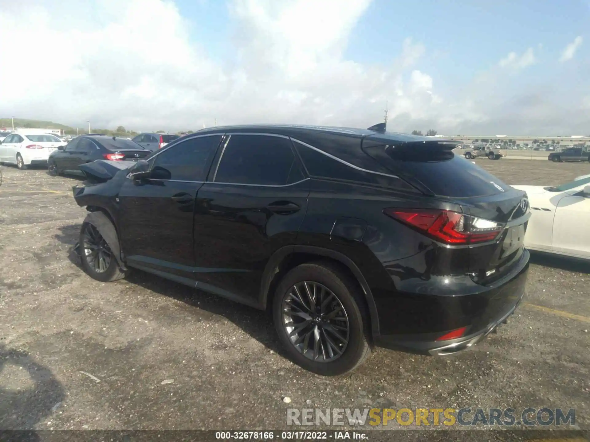 3 Photograph of a damaged car 2T2YZMDA8LC239319 LEXUS RX 2020