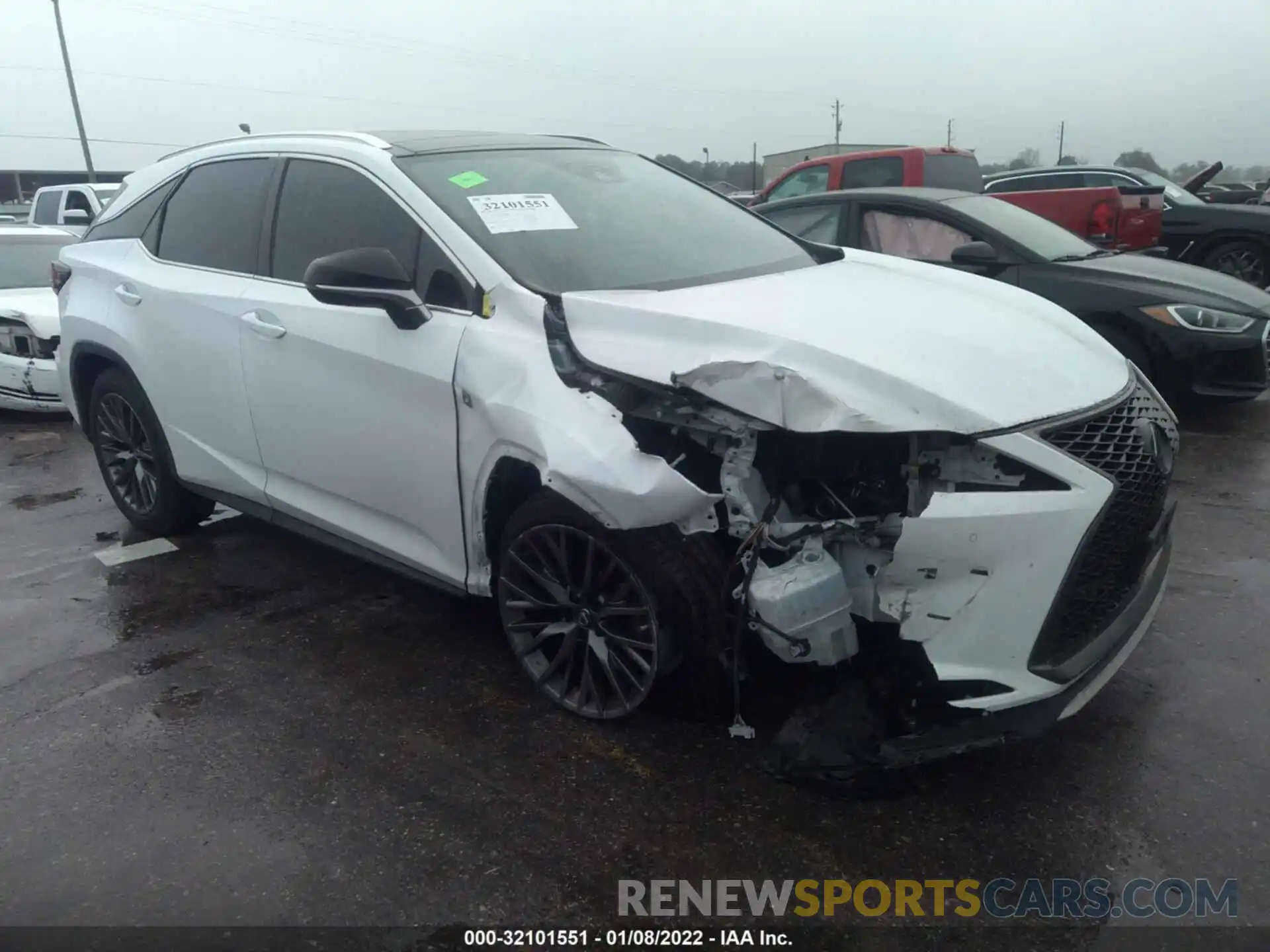 1 Photograph of a damaged car 2T2YZMDA9LC230449 LEXUS RX 2020