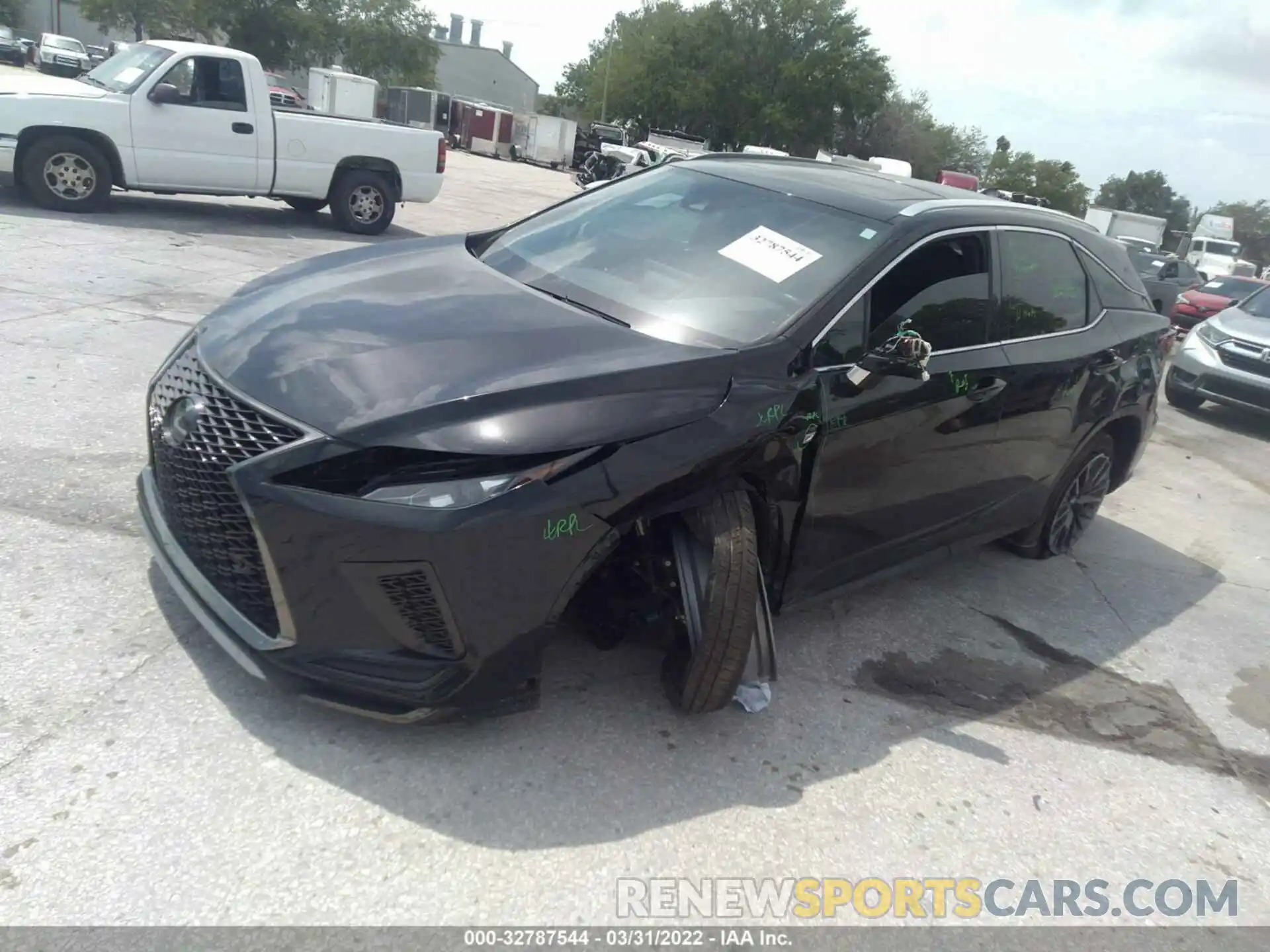 2 Photograph of a damaged car 2T2YZMDA9LC246361 LEXUS RX 2020