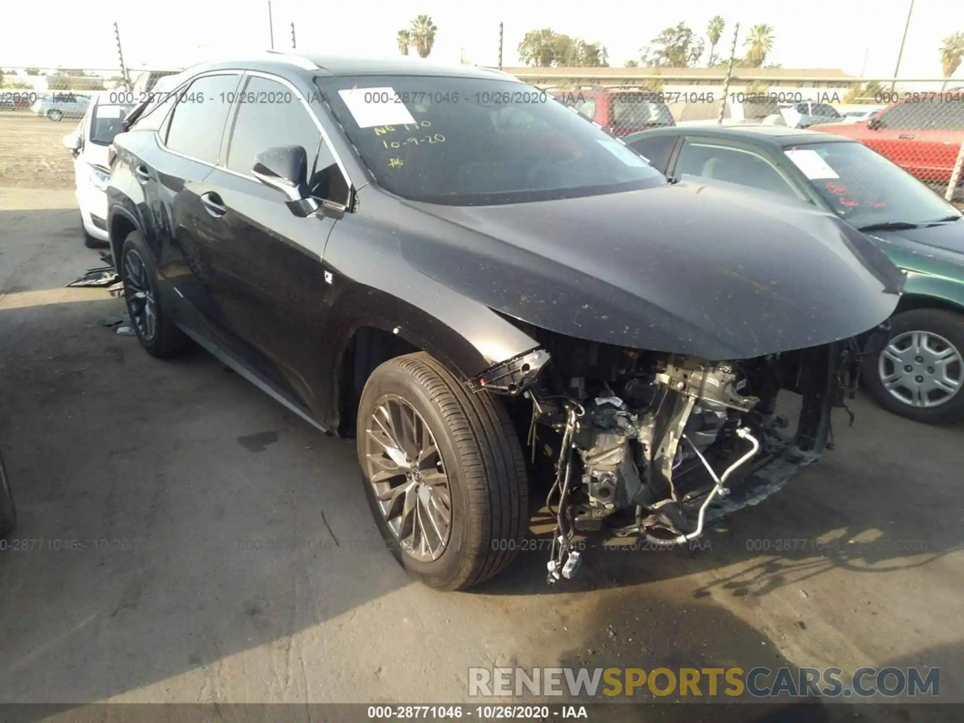 1 Photograph of a damaged car 2T2YZMDAXLC249172 LEXUS RX 2020