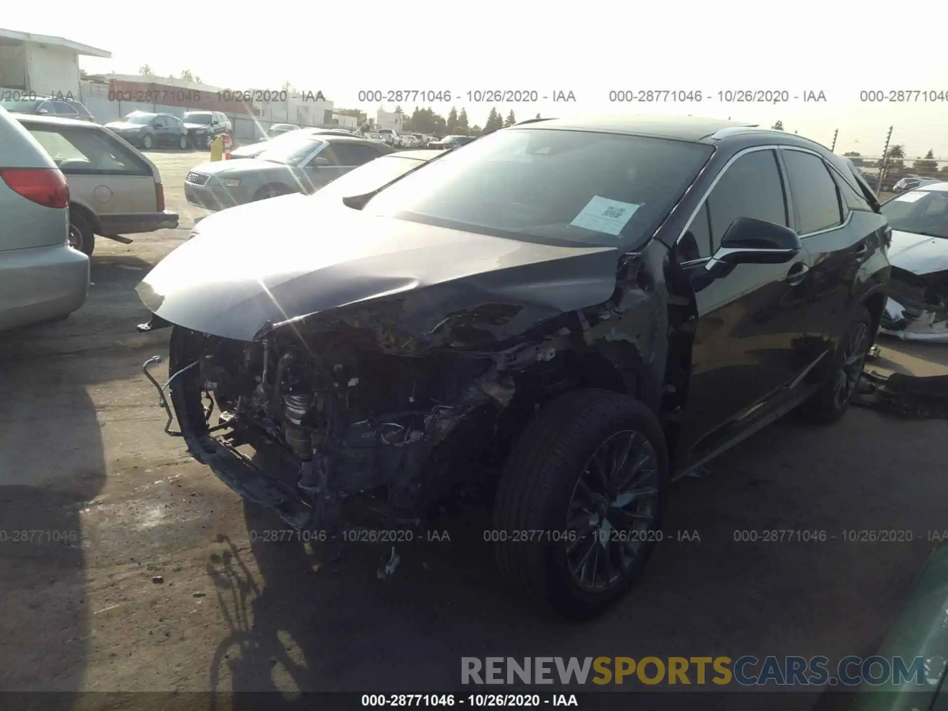 2 Фотография поврежденного автомобиля 2T2YZMDAXLC249172 LEXUS RX 2020