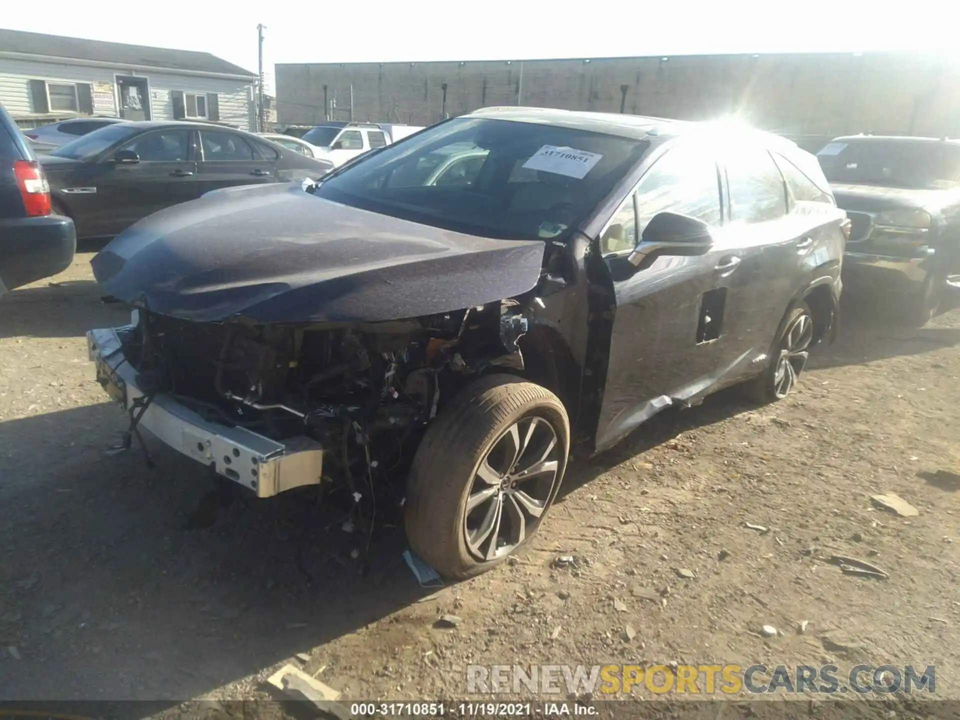 2 Photograph of a damaged car JTJHGKFA0L2011743 LEXUS RX 2020