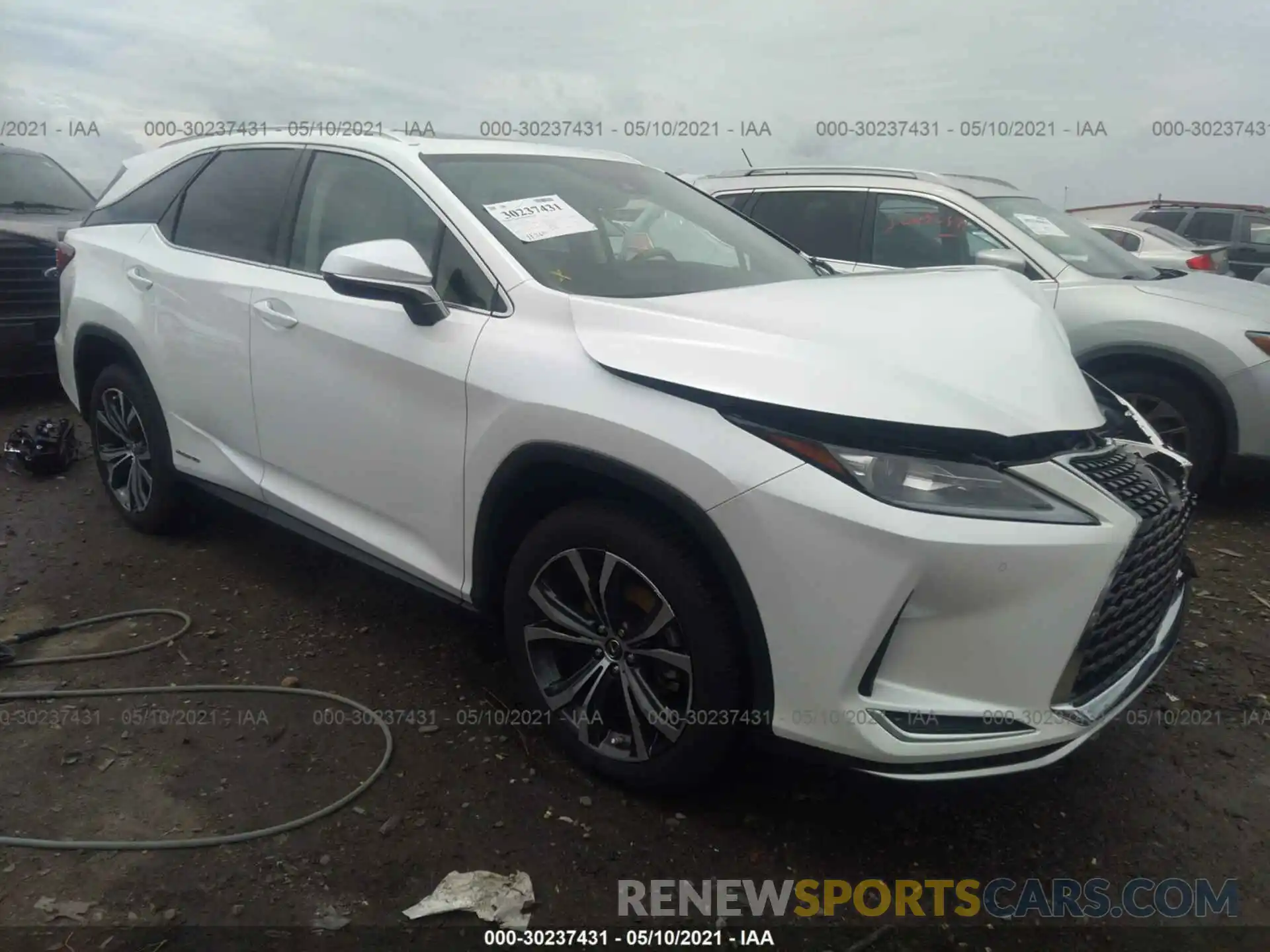 1 Фотография поврежденного автомобиля JTJHGKFA2L2009220 LEXUS RX 2020