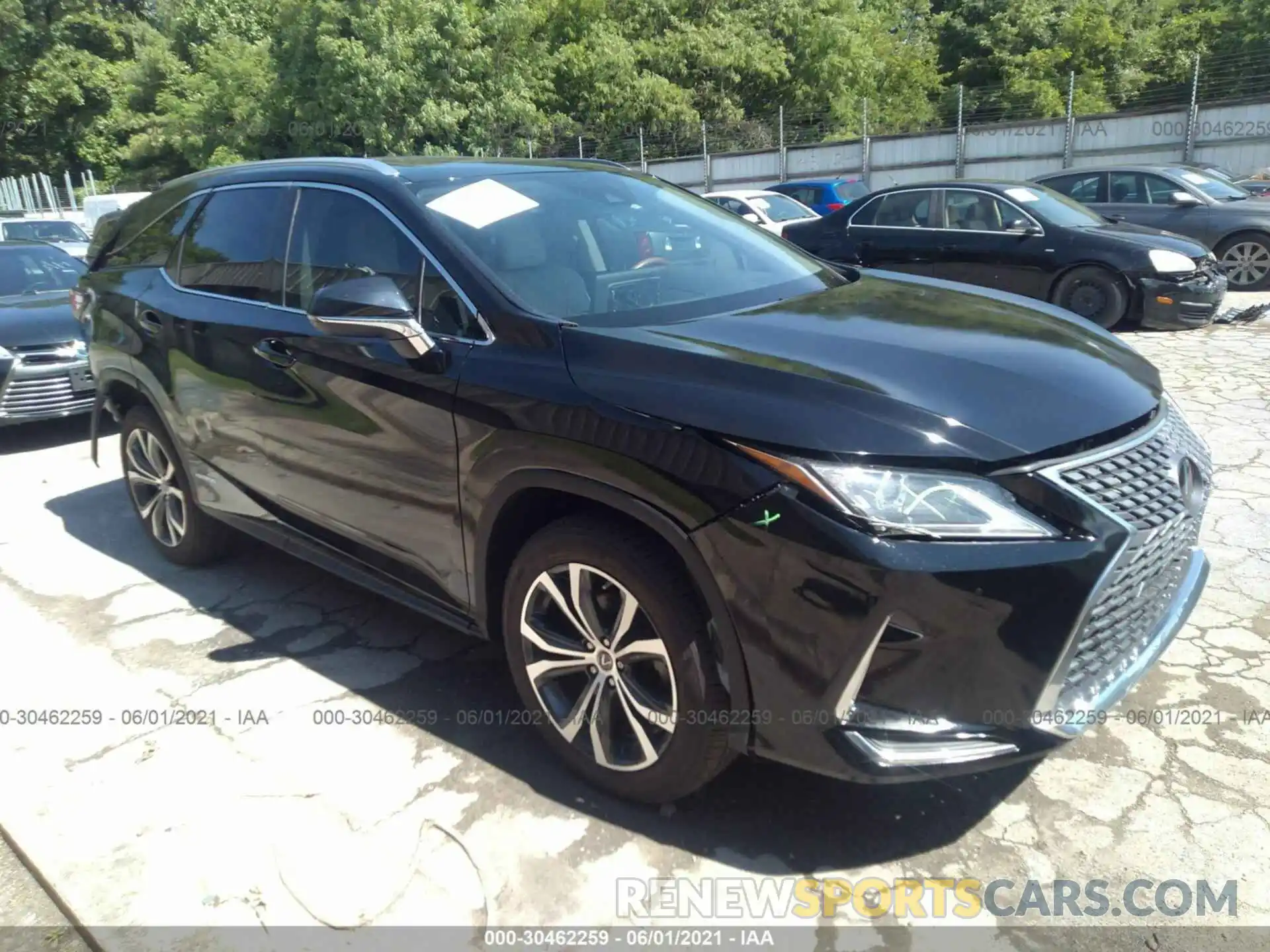 1 Фотография поврежденного автомобиля JTJHGKFA4L2012393 LEXUS RX 2020