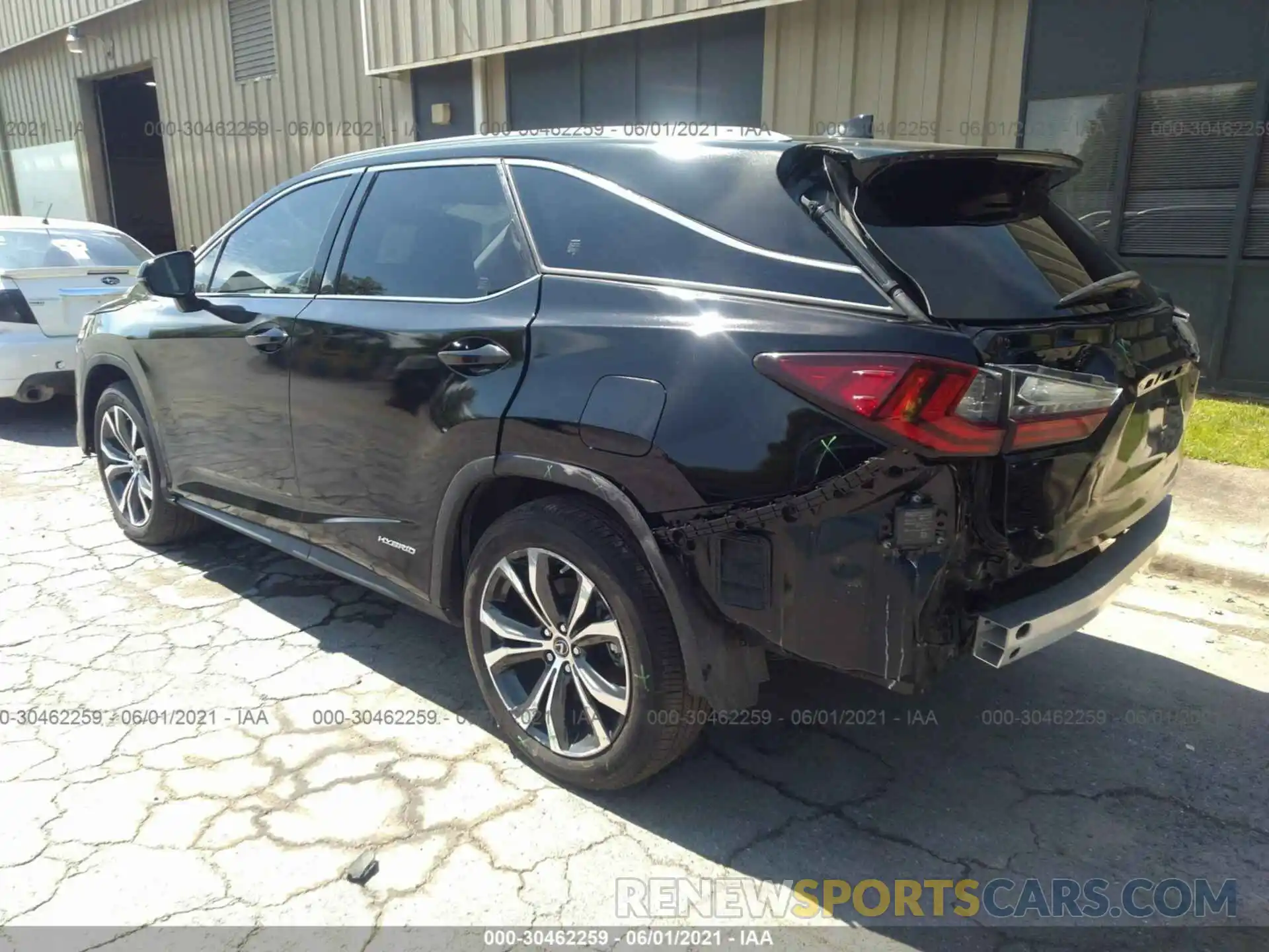 3 Фотография поврежденного автомобиля JTJHGKFA4L2012393 LEXUS RX 2020