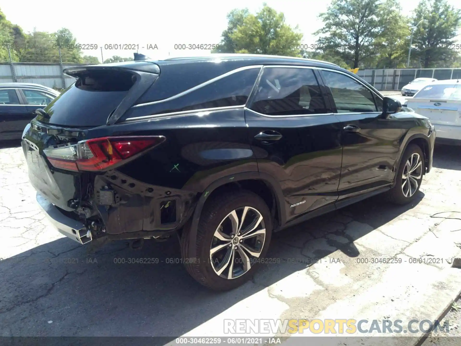 4 Фотография поврежденного автомобиля JTJHGKFA4L2012393 LEXUS RX 2020