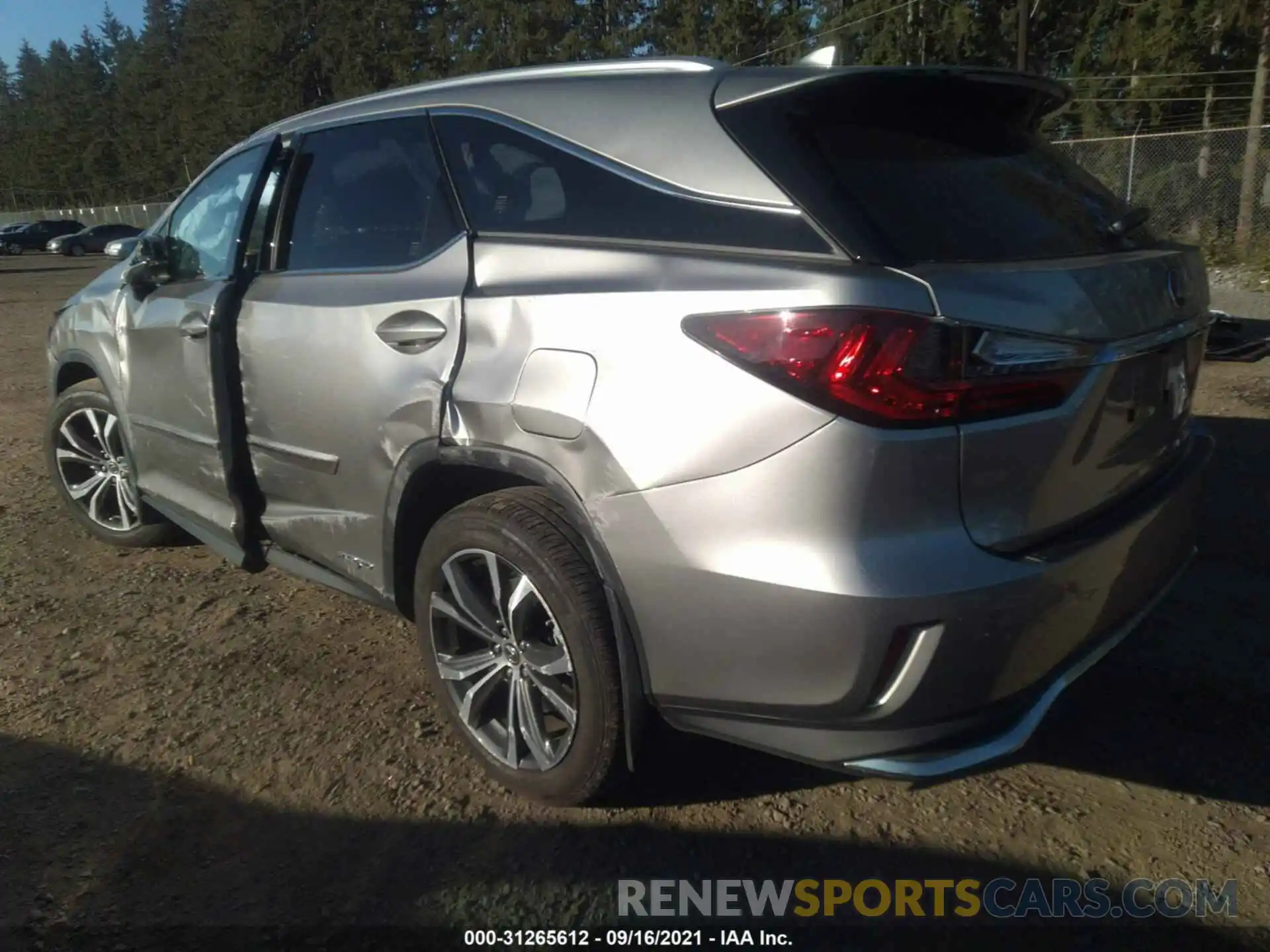 3 Photograph of a damaged car JTJHGKFA8L2015314 LEXUS RX 2020