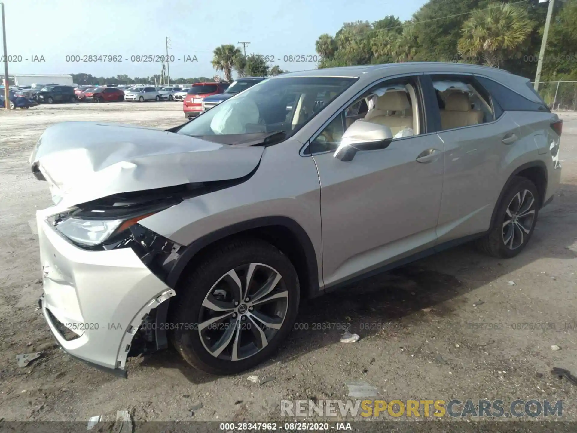 2 Photograph of a damaged car JTJHZKEA0L2015576 LEXUS RX 2020