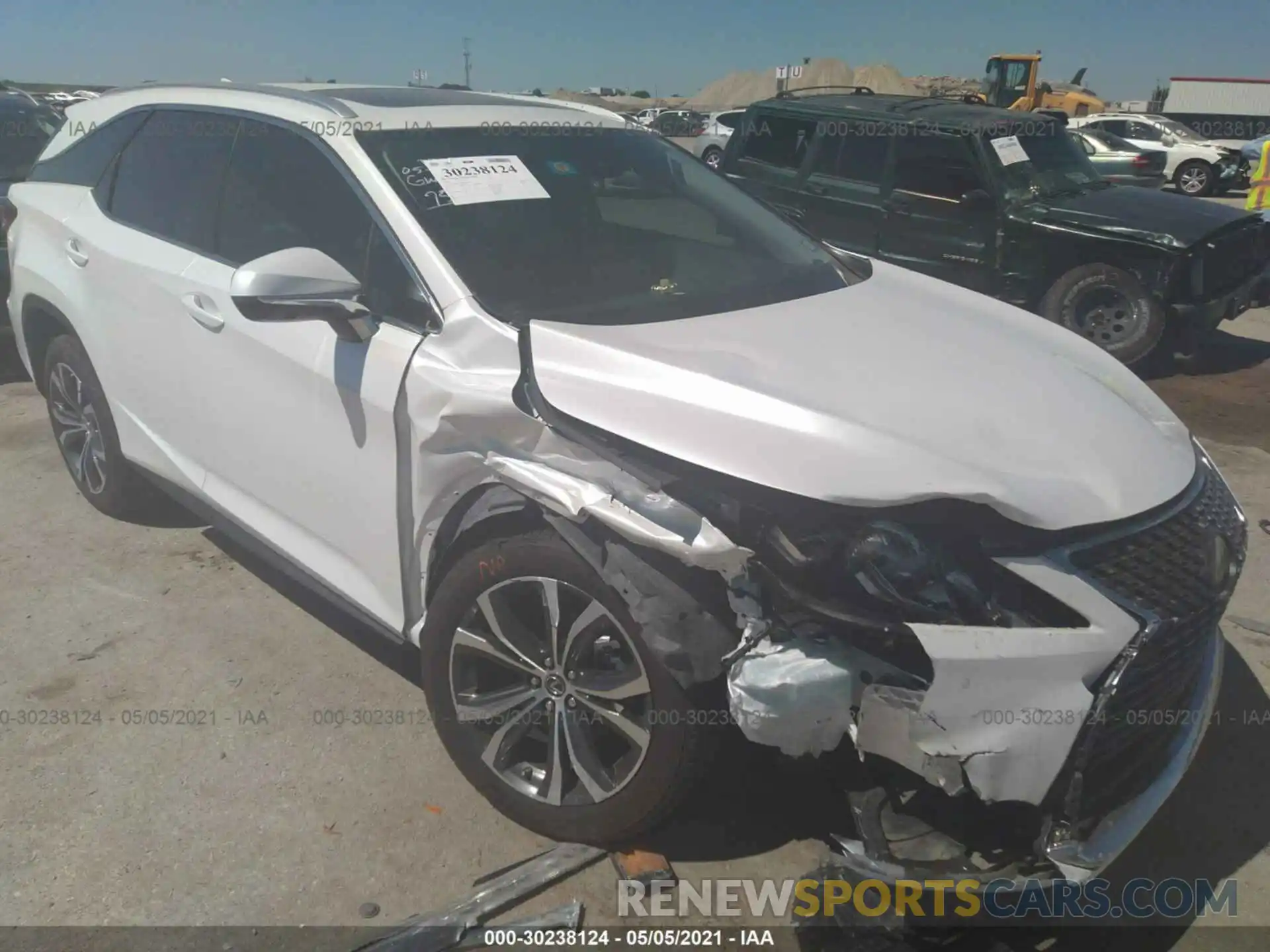 1 Photograph of a damaged car JTJHZKEA0L2017585 LEXUS RX 2020