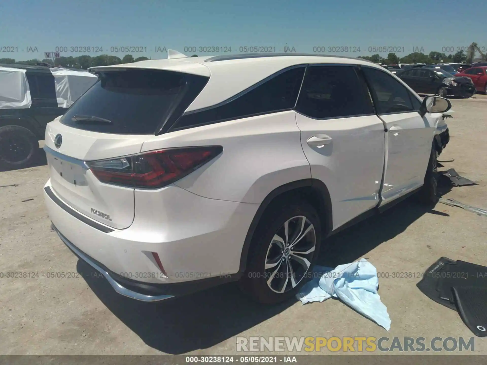 4 Фотография поврежденного автомобиля JTJHZKEA0L2017585 LEXUS RX 2020