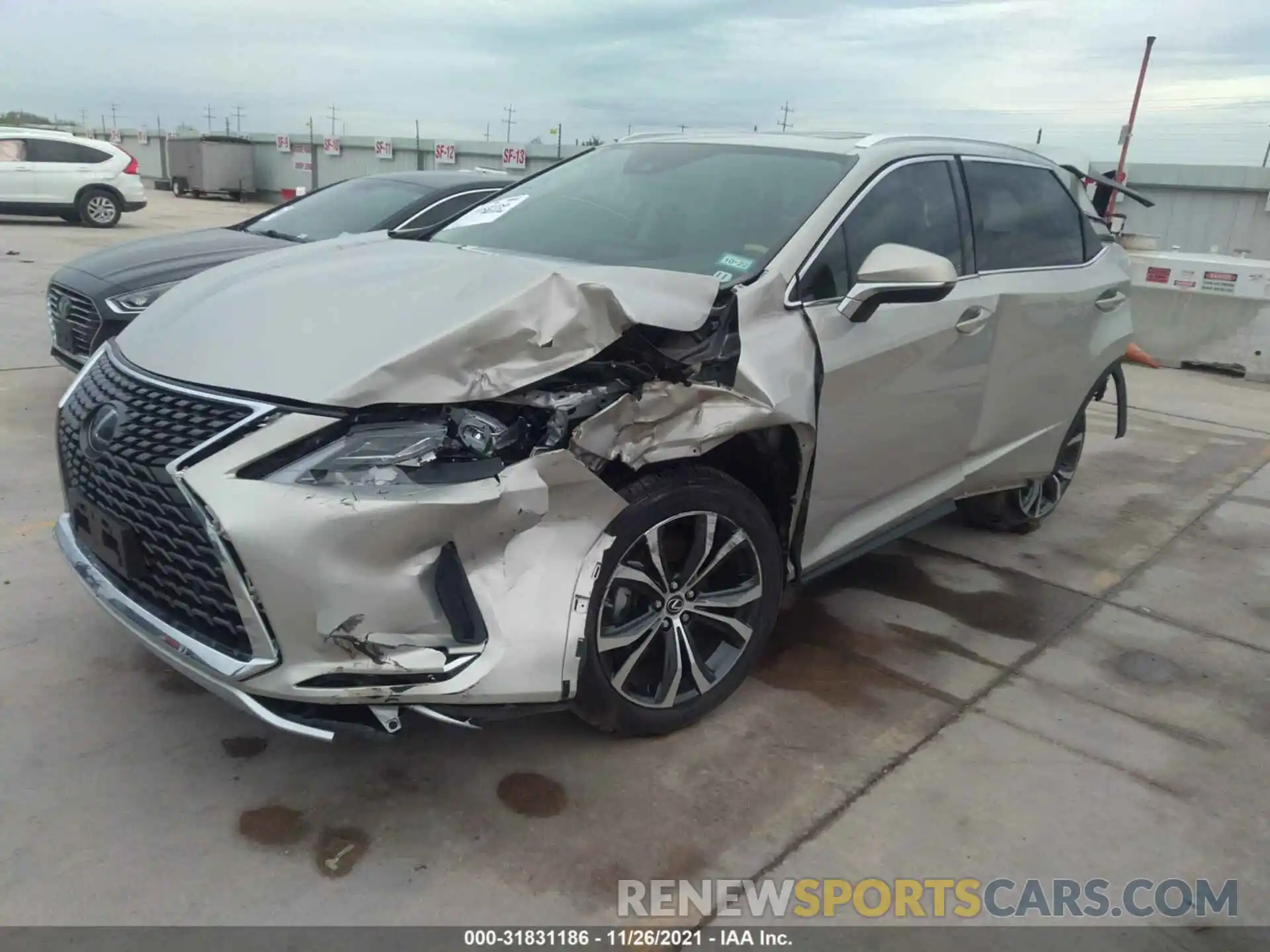 2 Photograph of a damaged car JTJHZKEA2L2017944 LEXUS RX 2020