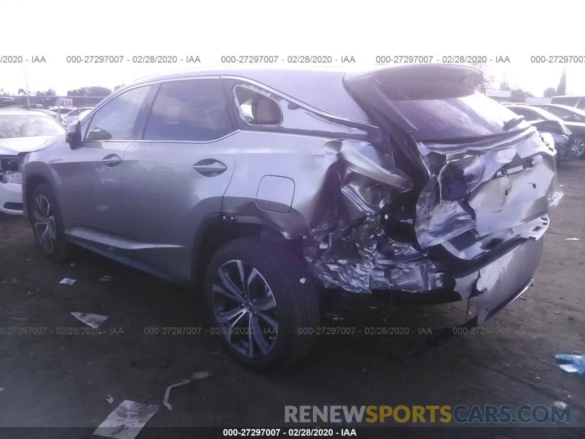 3 Photograph of a damaged car JTJHZKEA5L2014312 LEXUS RX 2020