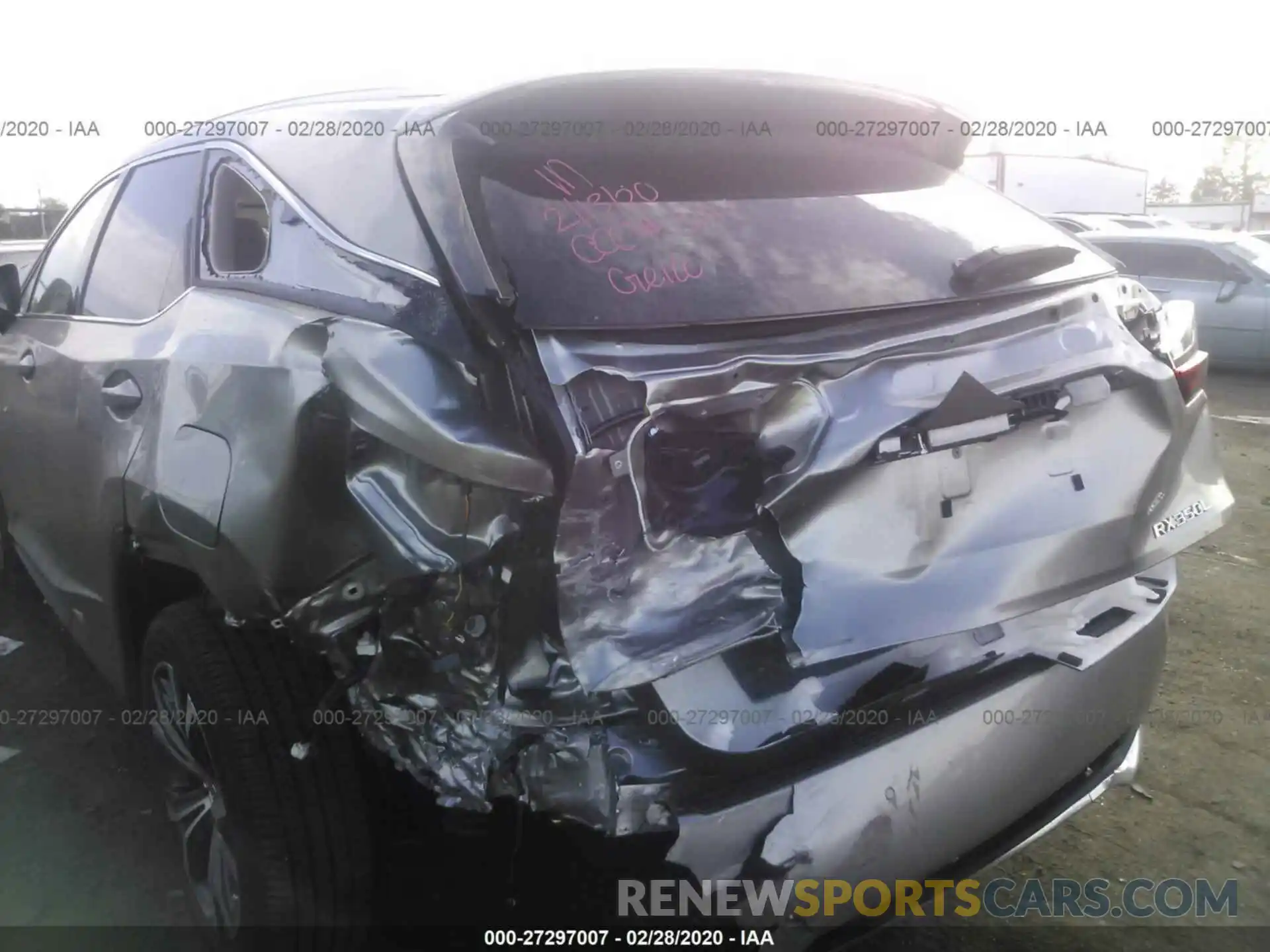 6 Фотография поврежденного автомобиля JTJHZKEA5L2014312 LEXUS RX 2020