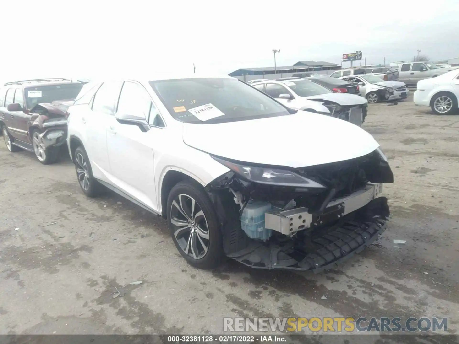 1 Photograph of a damaged car JTJHZKEA6L2016361 LEXUS RX 2020