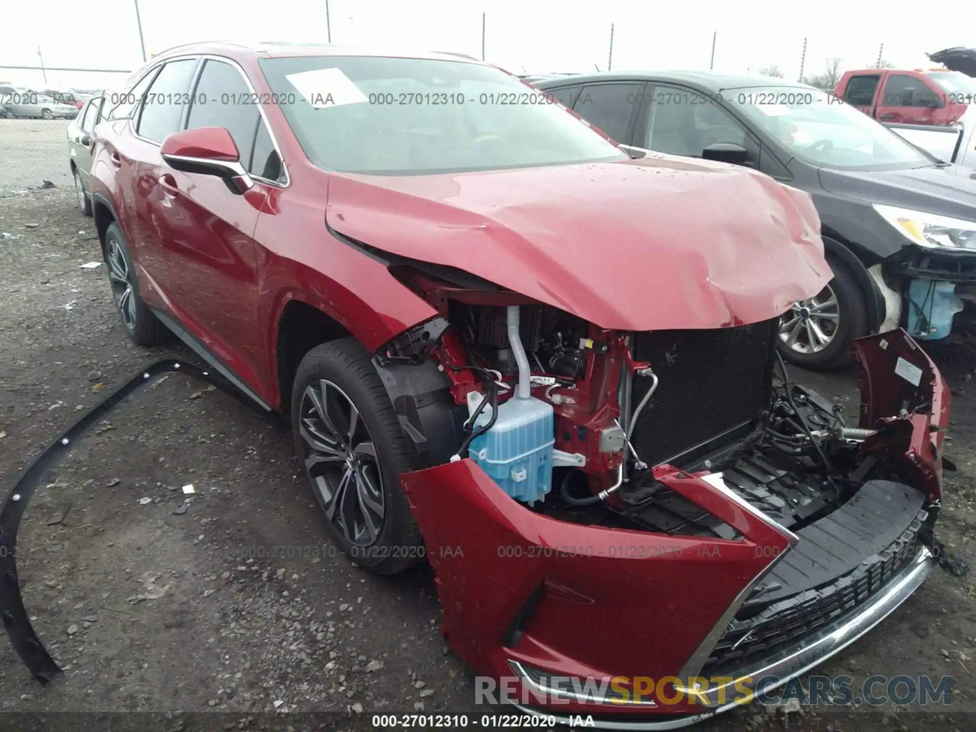 1 Фотография поврежденного автомобиля JTJHZKEAXL2014886 LEXUS RX 2020