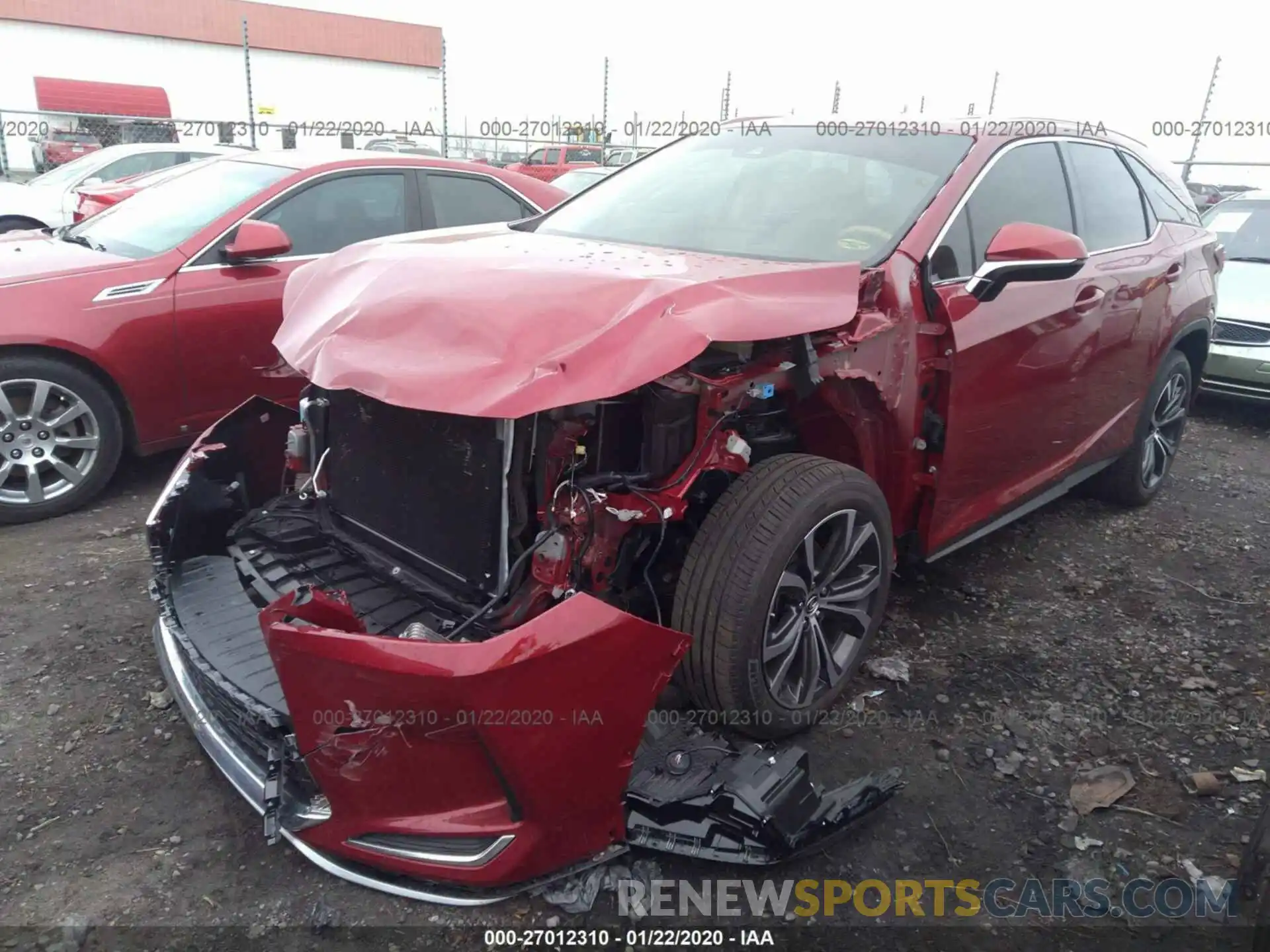 2 Photograph of a damaged car JTJHZKEAXL2014886 LEXUS RX 2020