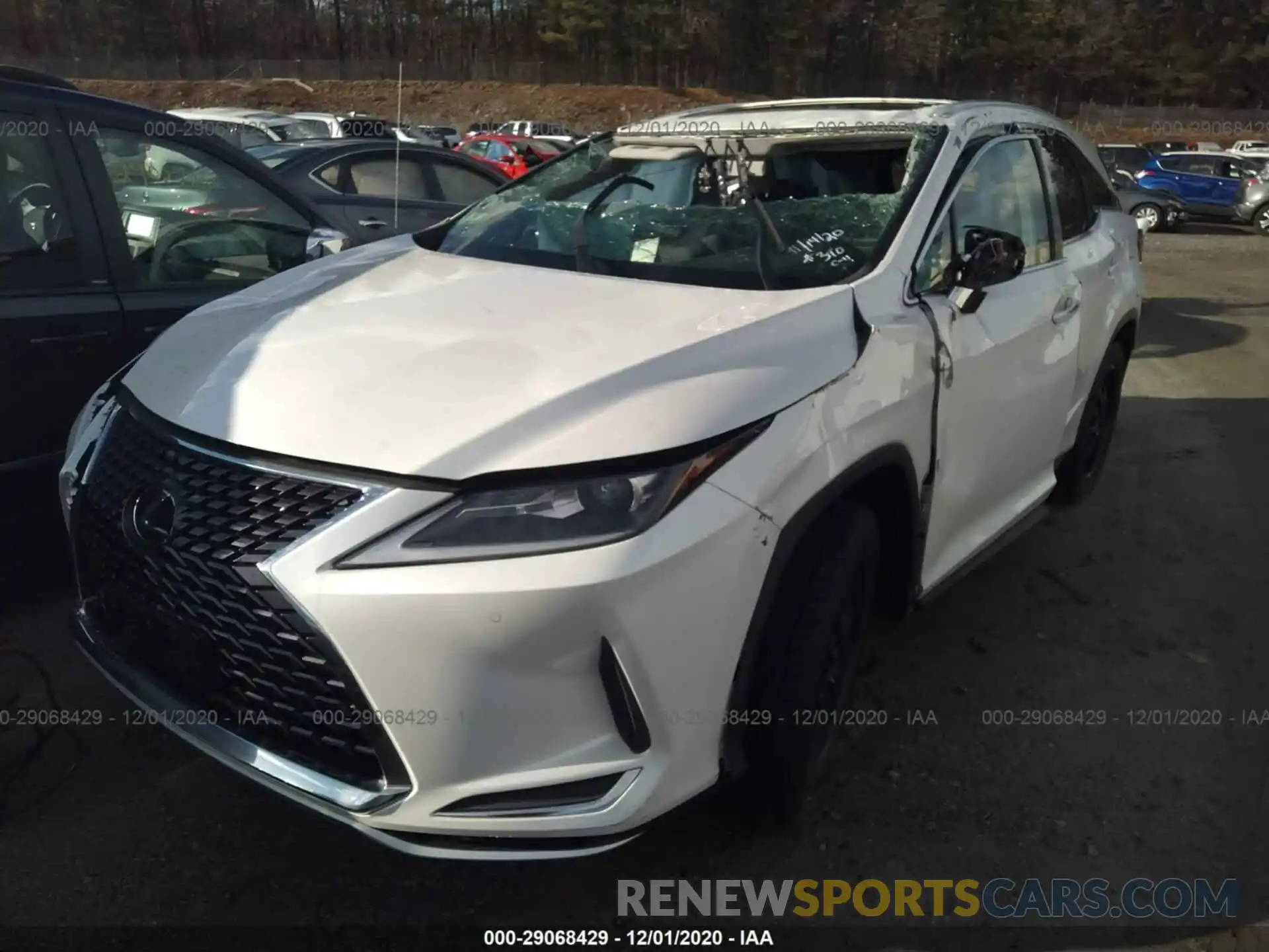 2 Фотография поврежденного автомобиля JTJHZKFA1L2021708 LEXUS RX 2020