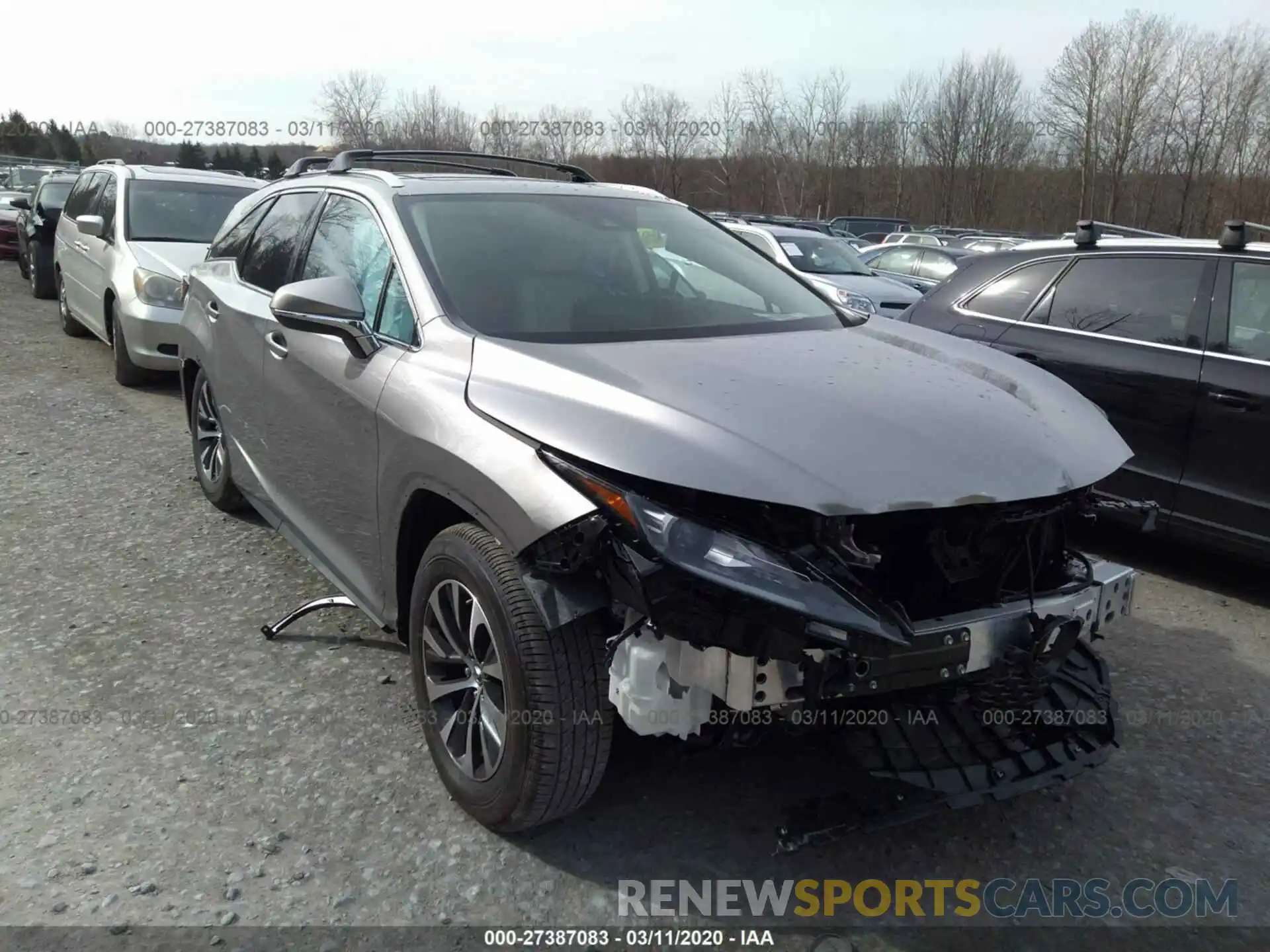 1 Photograph of a damaged car JTJHZKFA1L2023023 LEXUS RX 2020