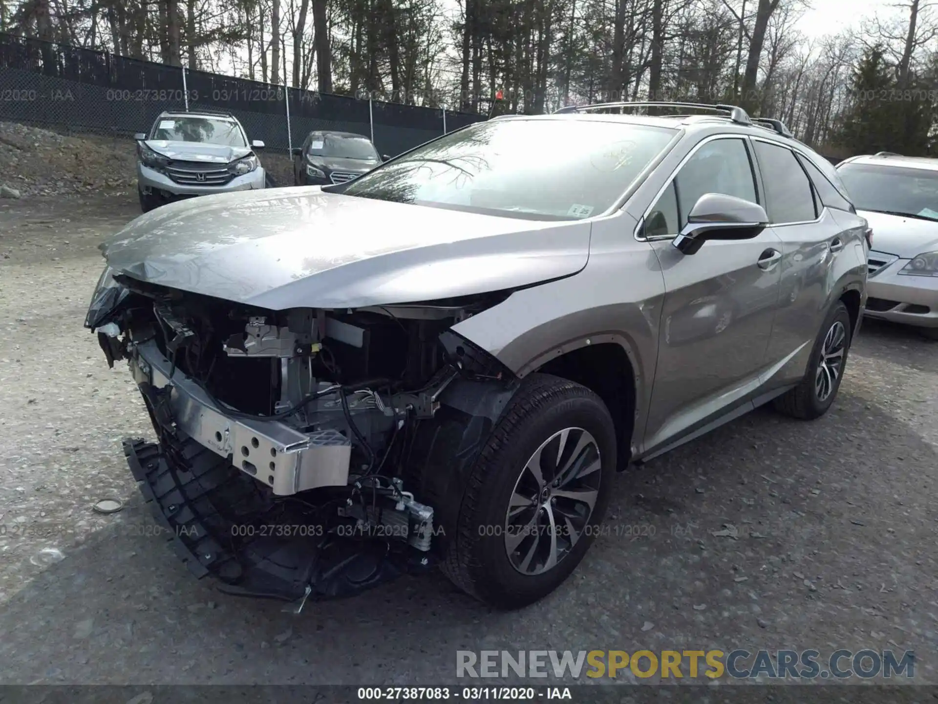 2 Фотография поврежденного автомобиля JTJHZKFA1L2023023 LEXUS RX 2020