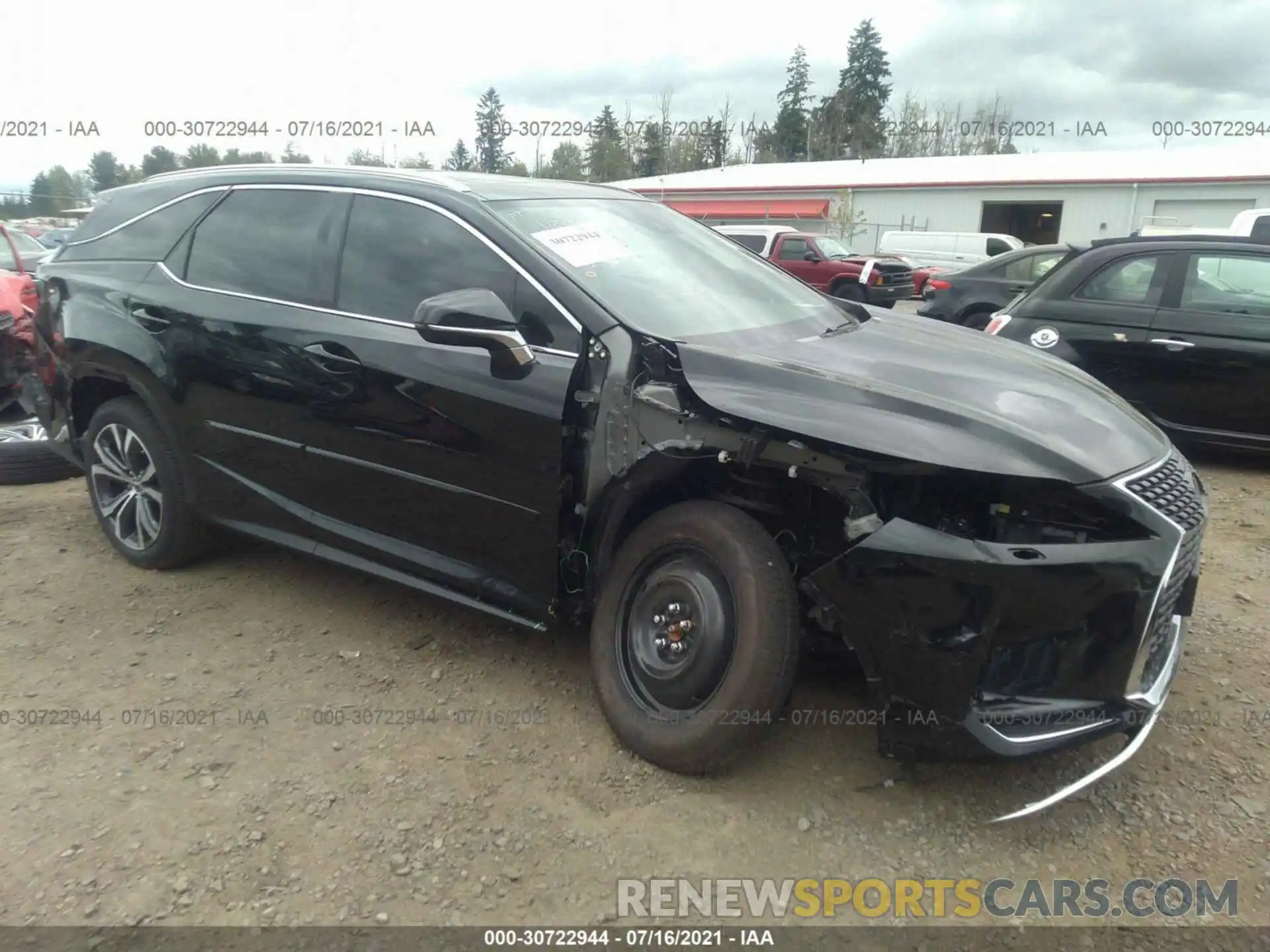 1 Photograph of a damaged car JTJHZKFA1L2026634 LEXUS RX 2020