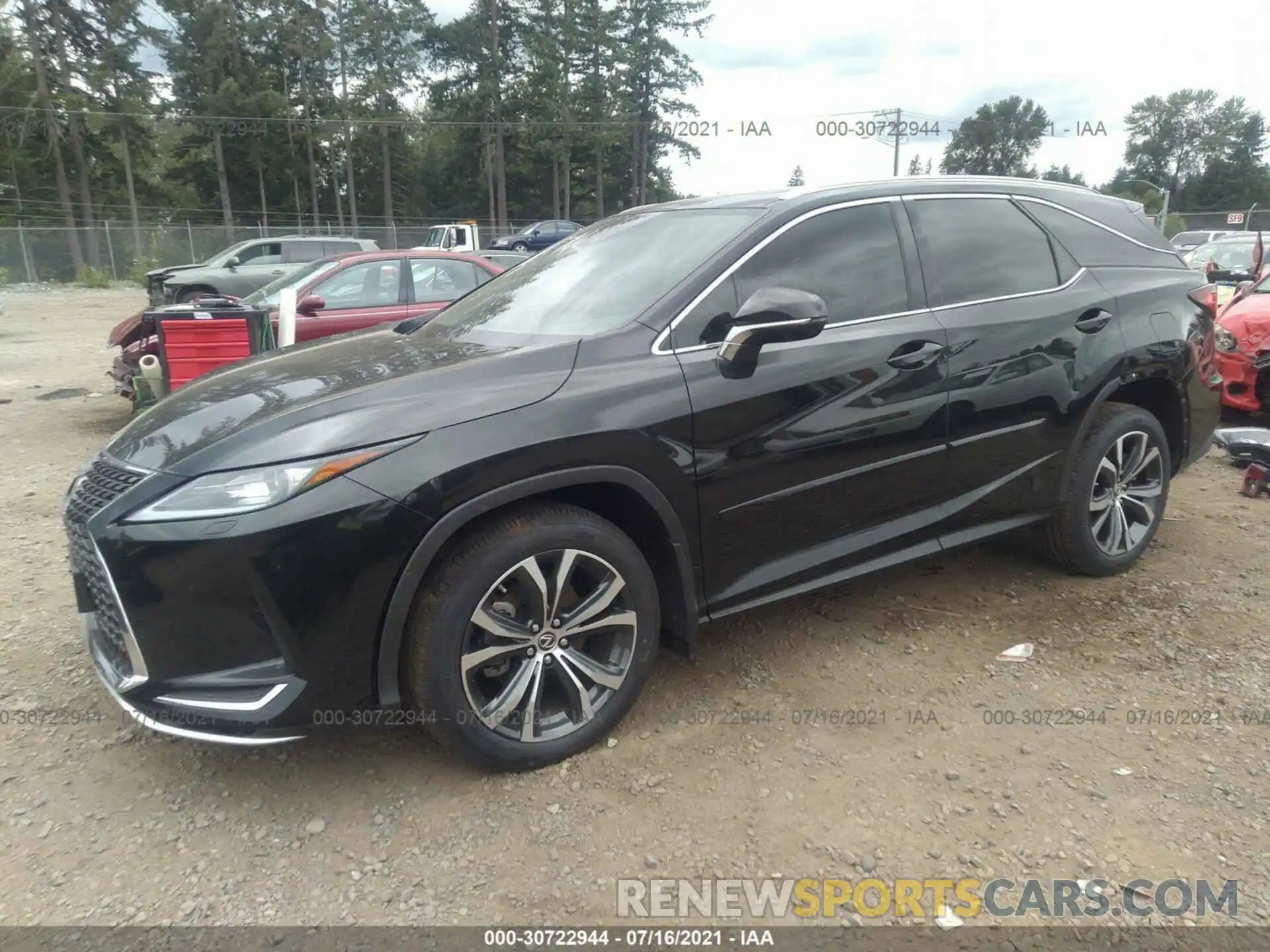 2 Photograph of a damaged car JTJHZKFA1L2026634 LEXUS RX 2020