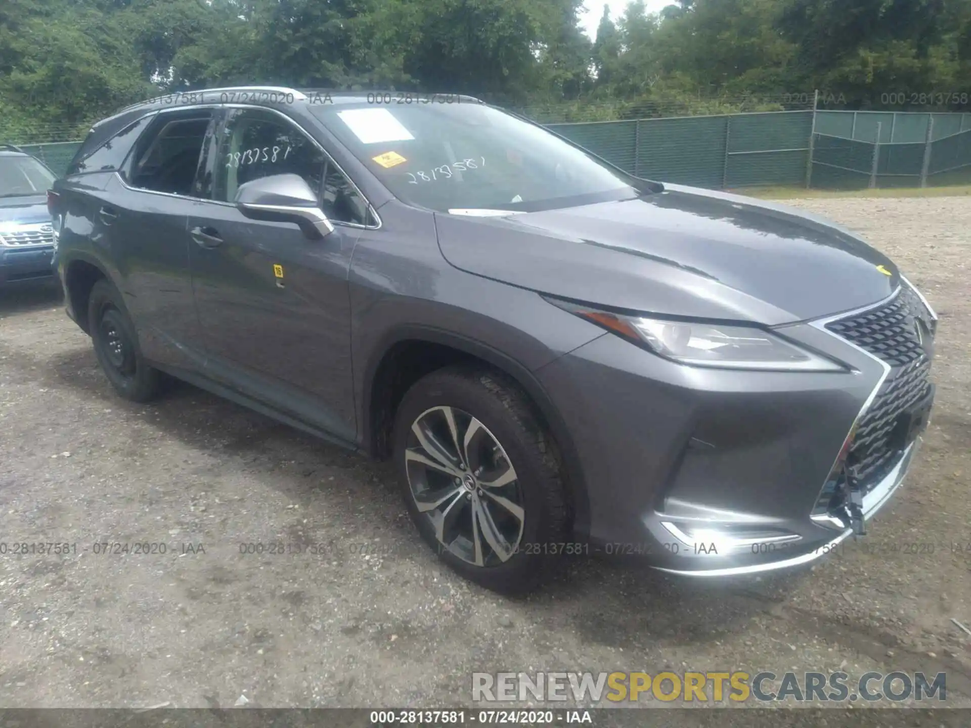 1 Photograph of a damaged car JTJHZKFA4L2025851 LEXUS RX 2020