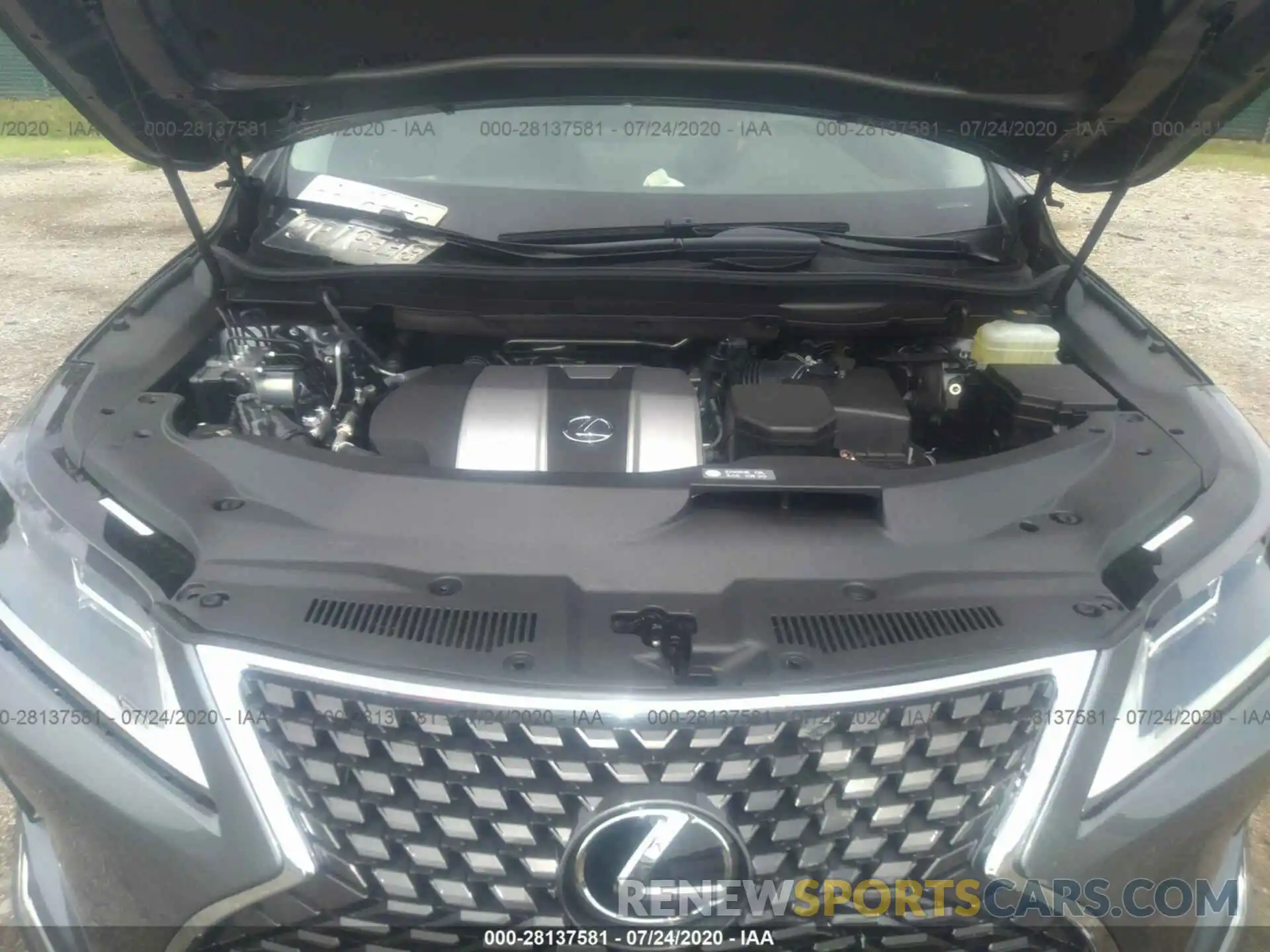 10 Фотография поврежденного автомобиля JTJHZKFA4L2025851 LEXUS RX 2020