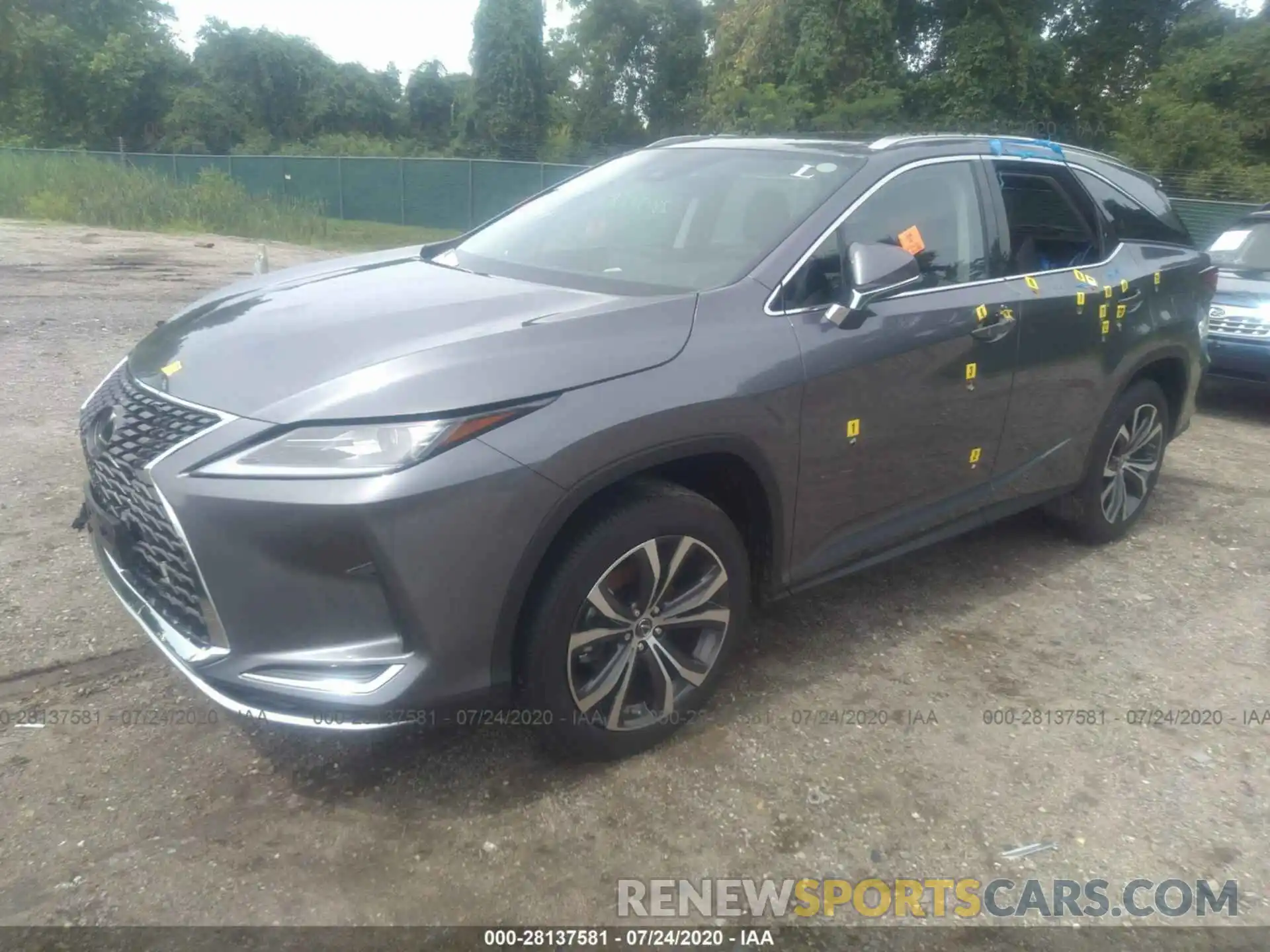 2 Фотография поврежденного автомобиля JTJHZKFA4L2025851 LEXUS RX 2020